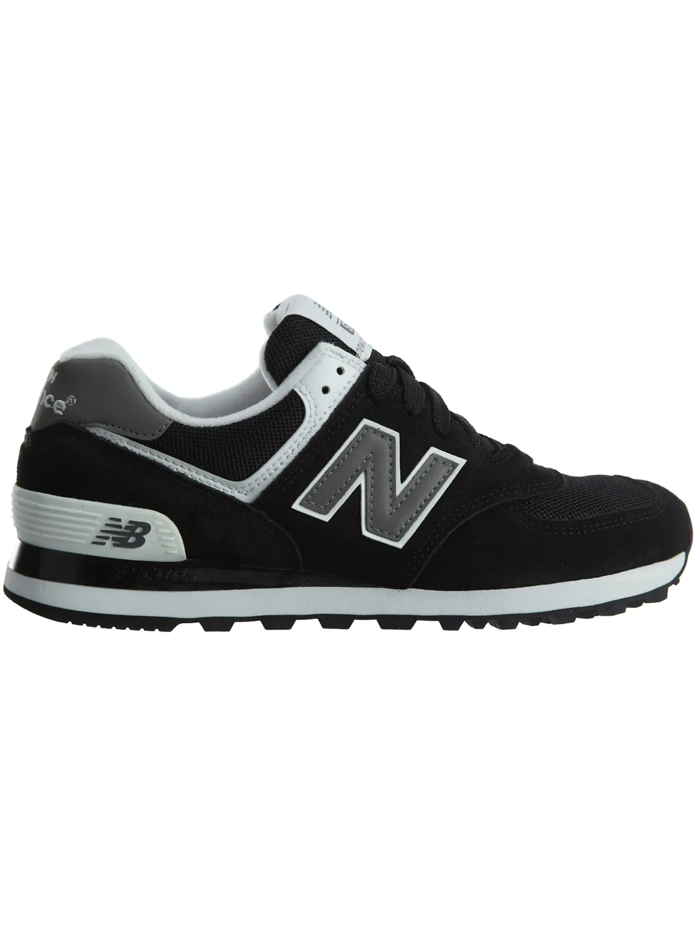 Женские кроссовки Lifestyle New Balance 574 — изображение 1 из 1, черный/серый/белый