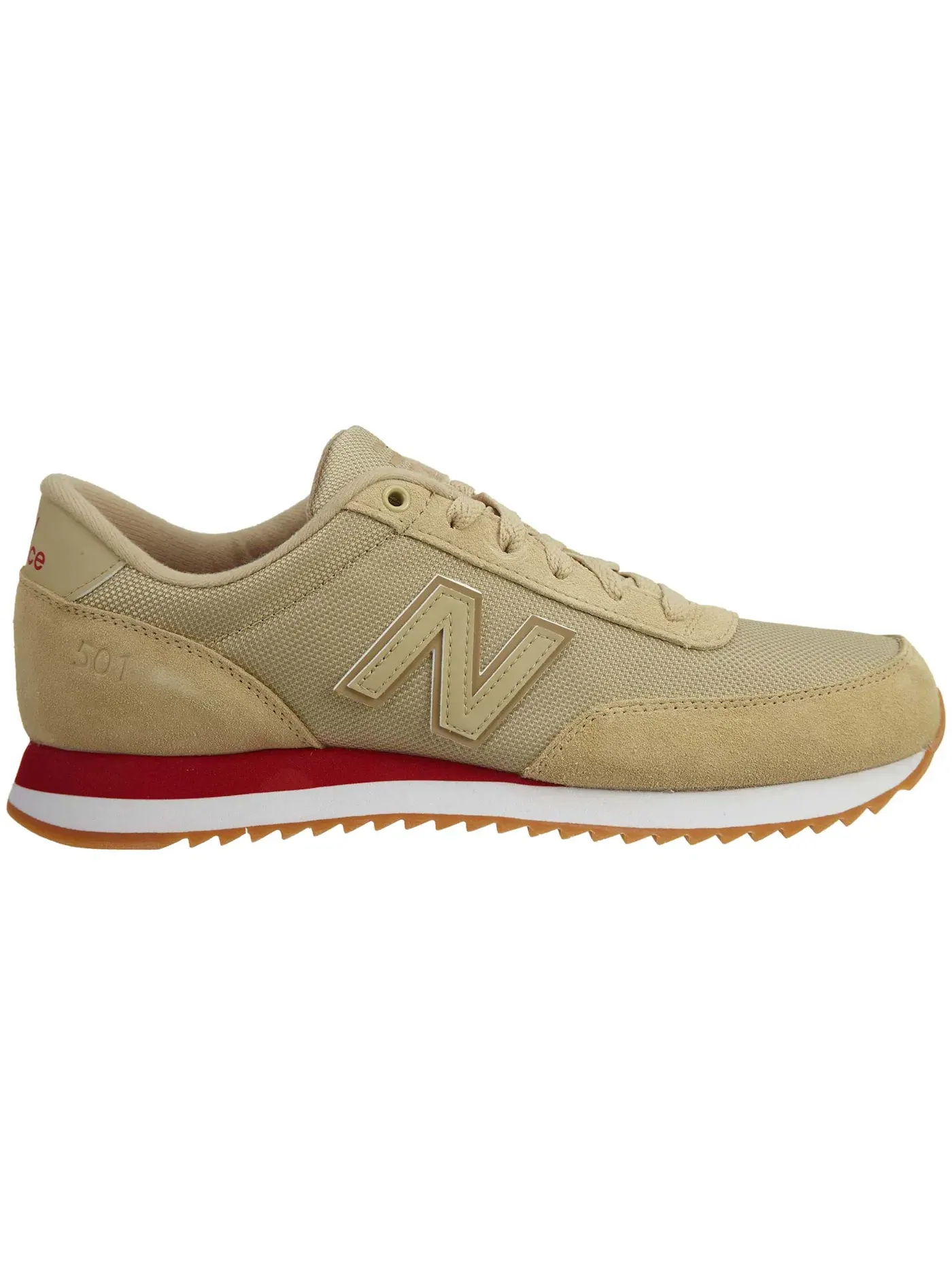 Мужские кроссовки Lifestyle New Balance 501 — изображение 1 из 1, бежевый/красный