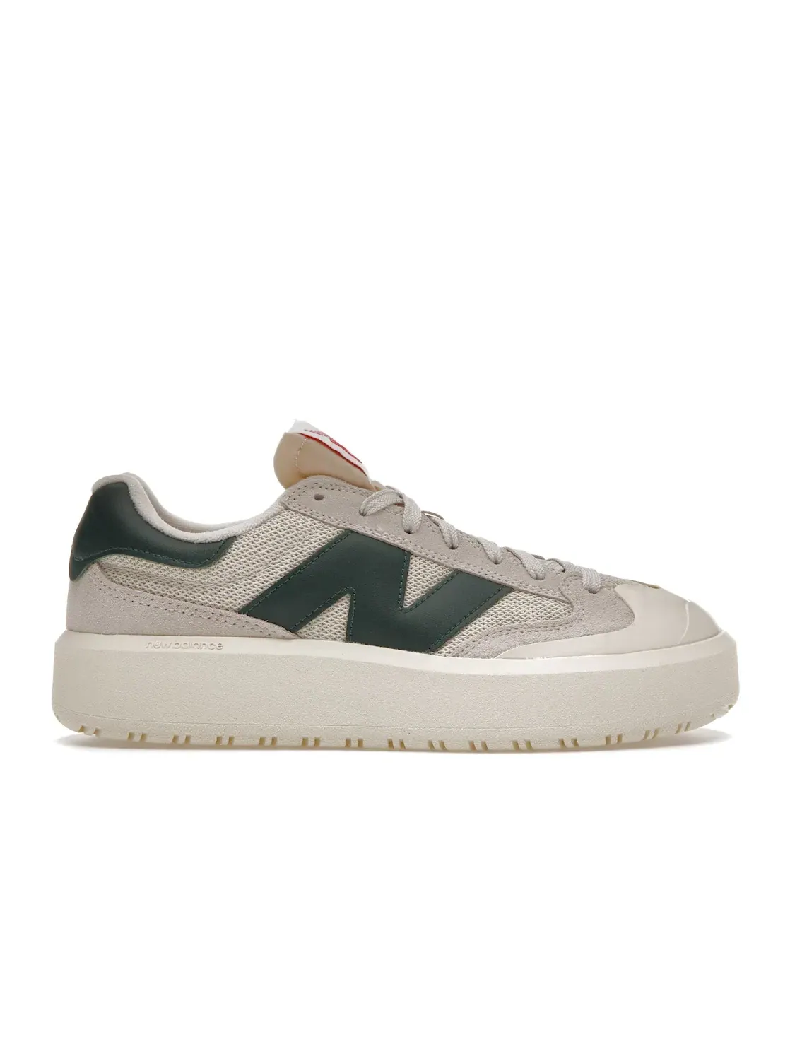 Мужские кроссовки с замшевыми вставками New Balance CT302 — изображение 1 из 4, белый/зеленый