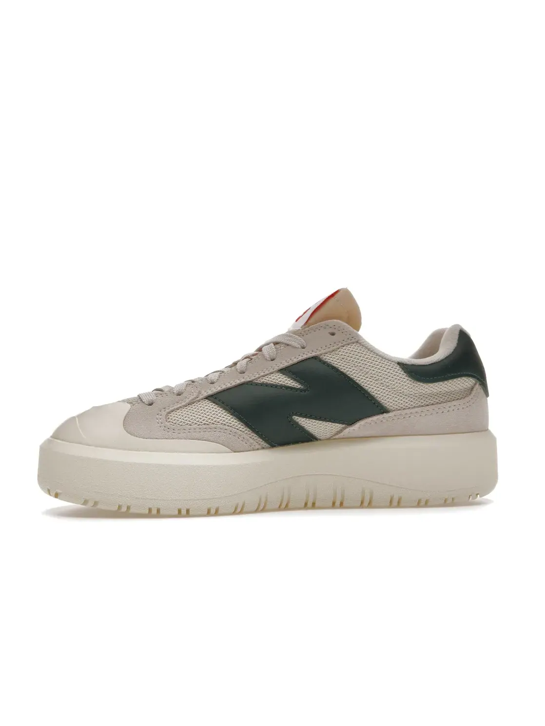 Мужские кроссовки с замшевыми вставками New Balance CT302 — изображение 3 из 4, белый/зеленый
