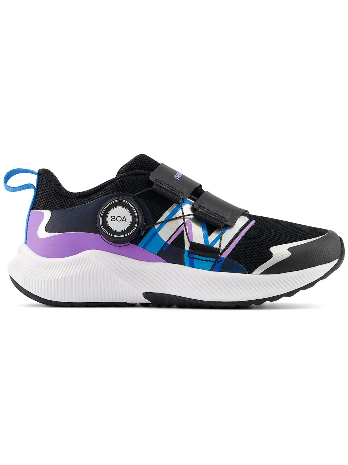 Детские кроссовки для бега с системой BOA New Balance DynaSoft Reveal v4 BOA — изображение 1 из 1, черный фиолетовый синий