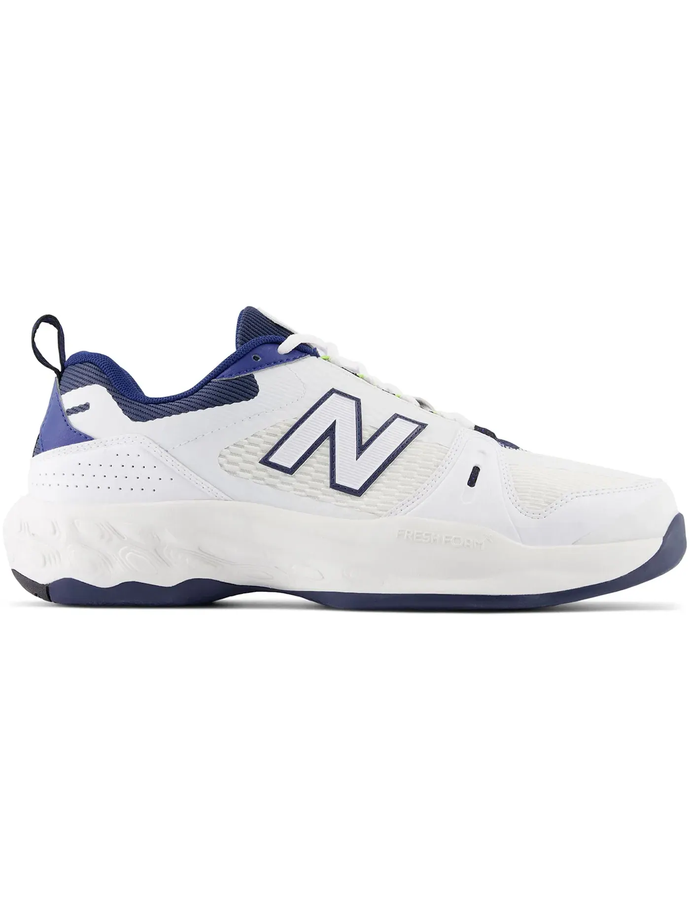 Мужские кроссовки с амортизацией Fresh Foam 1007 New Balance — изображение 1 из 1, белый/темно-синий