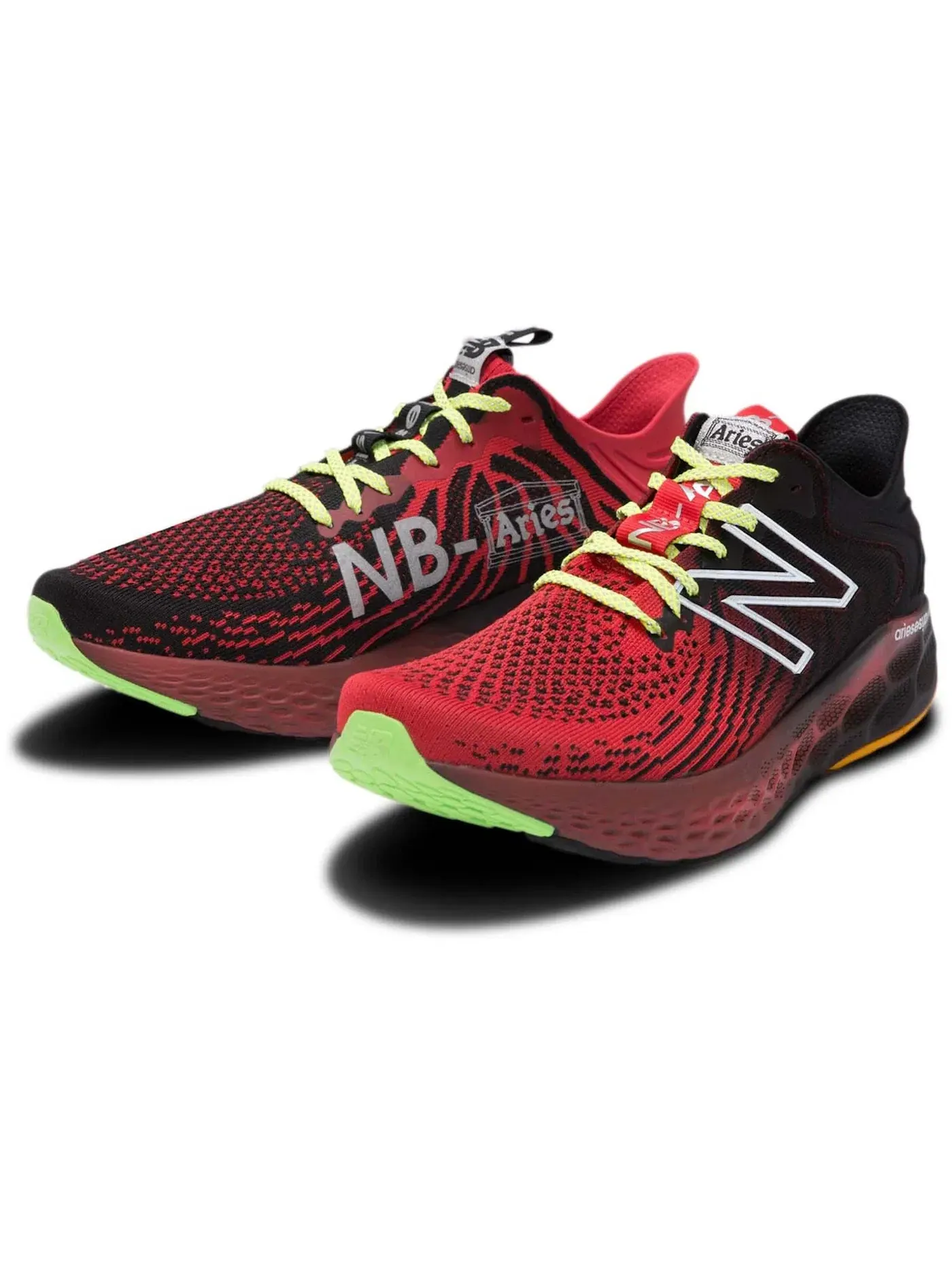 Кроссовки беговые с технологией Fresh Foam New Balance Fresh Foam 1080v11 — изображение 2 из 3, красный/черный