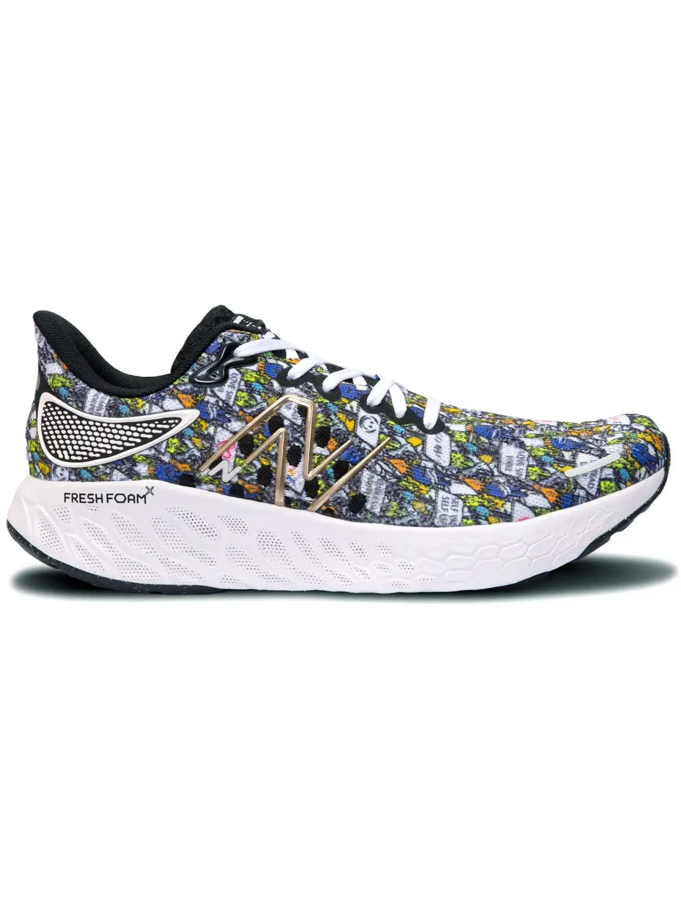 Мужские кроссовки для бега Fresh Foam X 1080v12 New Balance, Черный/Графический — изображение 1 из 1