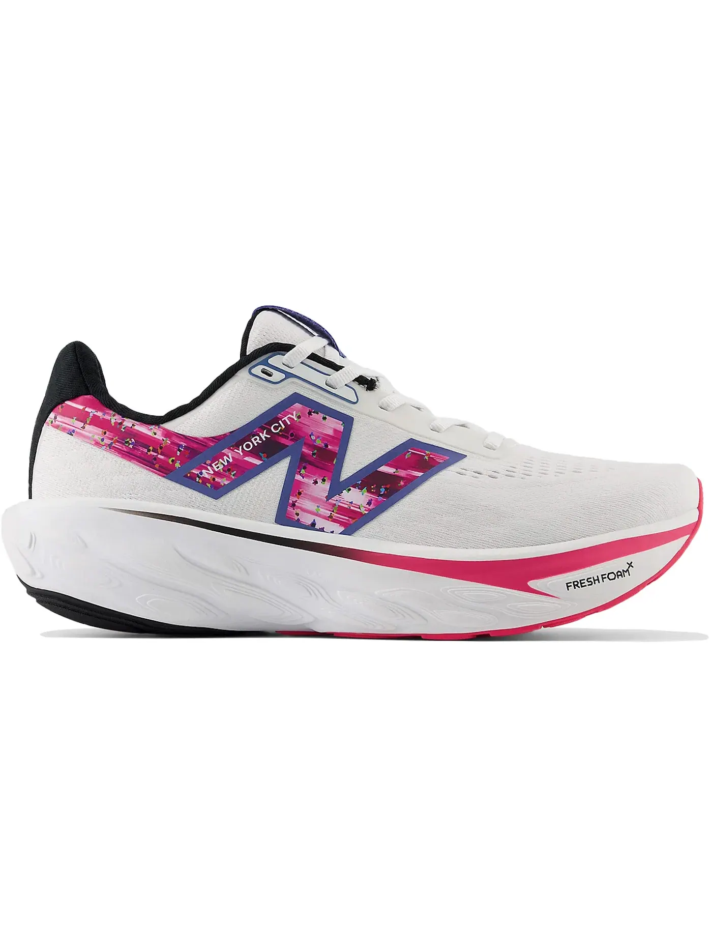 Мужские кроссовки для бега Fresh Foam X 1080v14 New Balance — изображение 1 из 1, белый/-розовый/черный