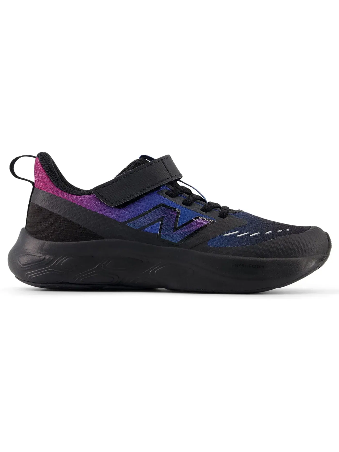 Детские кроссовки для мальчиков с бунге-шнуровкой New Balance Fresh Foam 625 Bungee Lace — изображение 1 из 1, черный синий