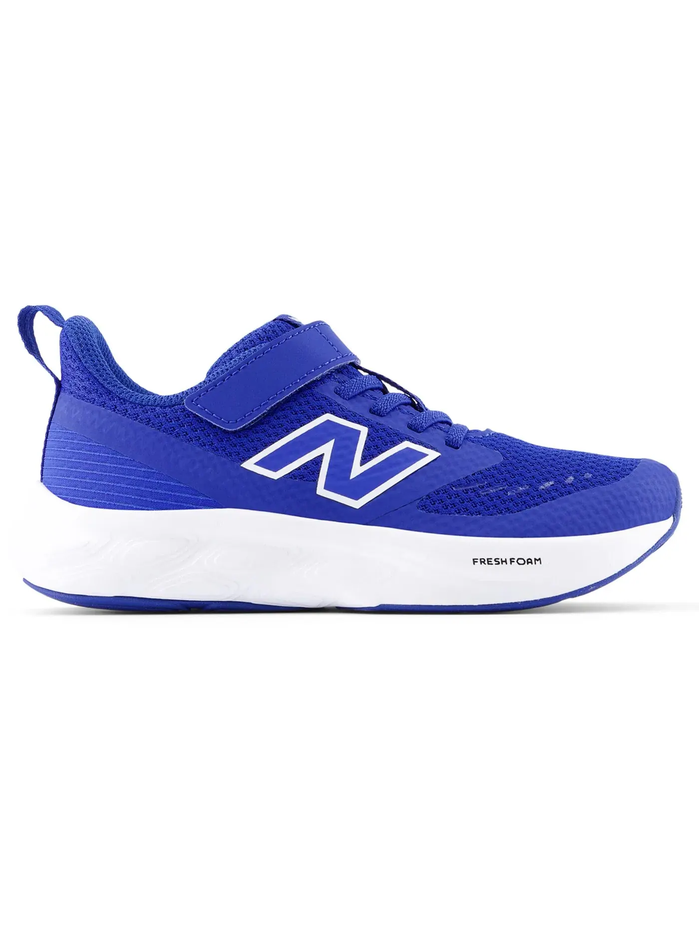 Детские кроссовки для мальчиков на шнурках New Balance Fresh Foam 625 Bungee Lace — изображение 1 из 1, белый синий