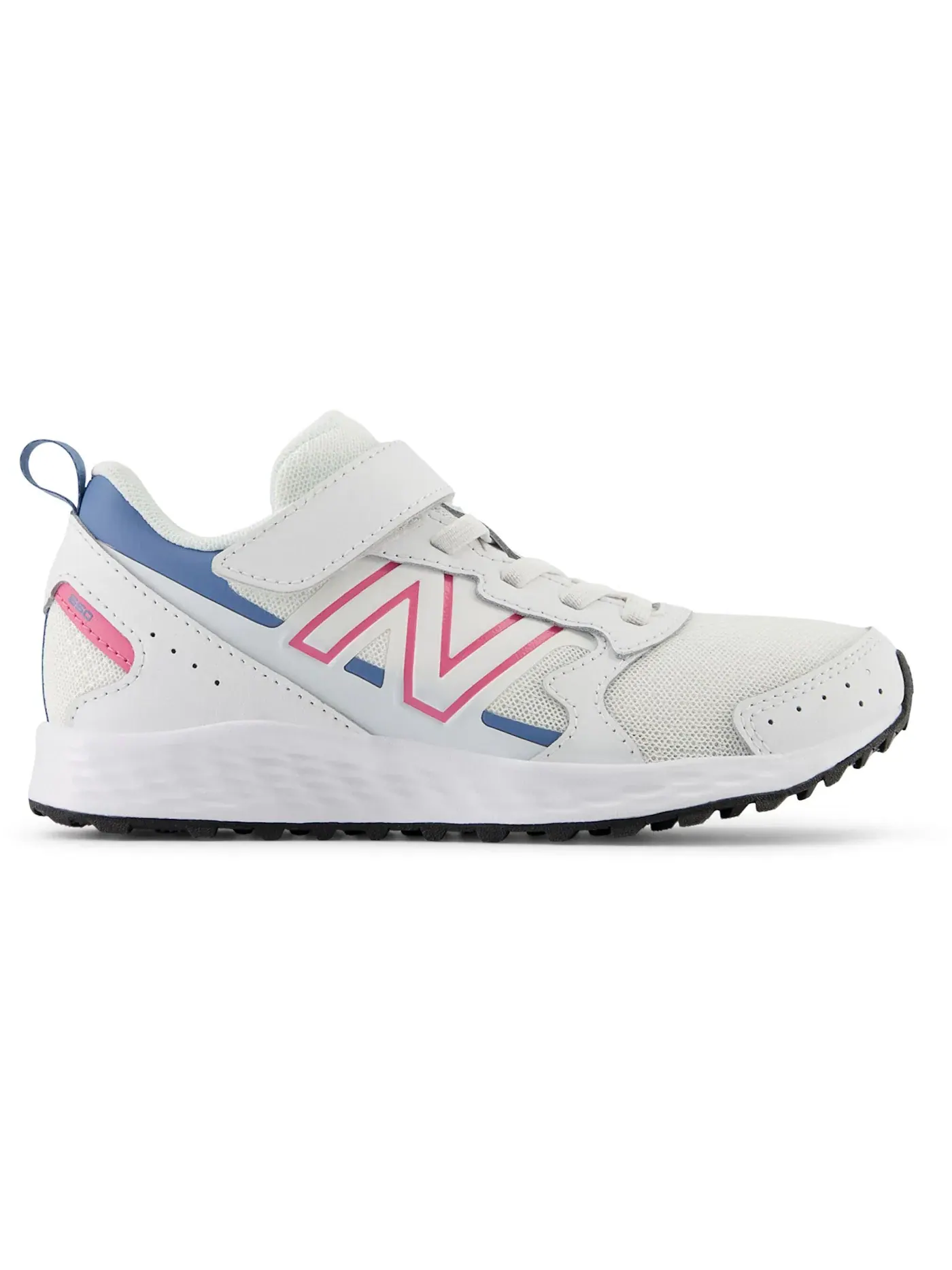 Детские кроссовки со шнуровкой New Balance Fresh Foam 650 Bungee Lace — изображение 1 из 1, белый/розовый/синий