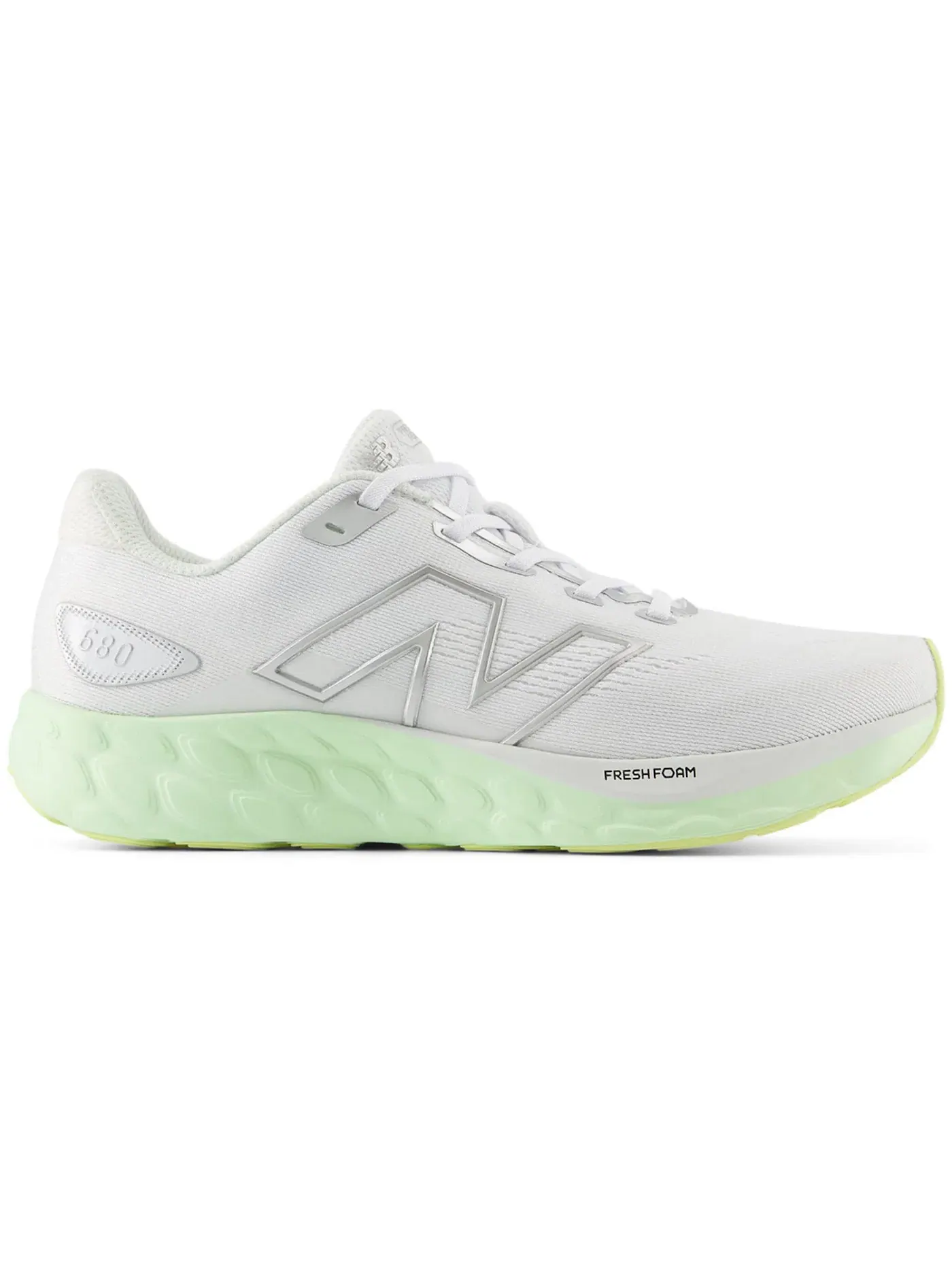 Женские кроссовки с амортизацией New Balance Fresh Foam 680v8 — изображение 1 из 1, белый