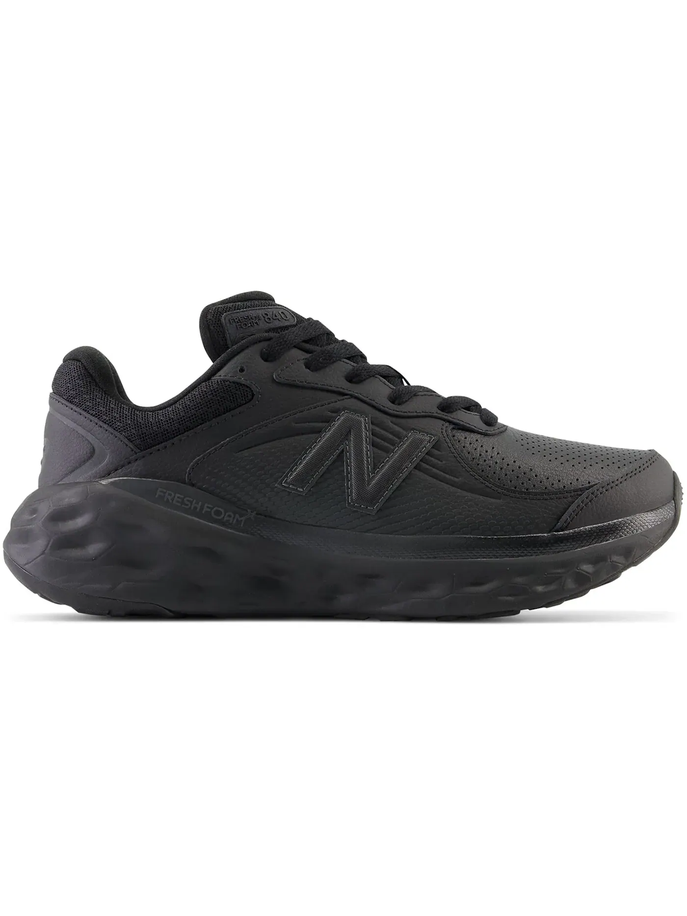 Мужские кроссовки с амортизацией Fresh Foam X 840F Slip Resistant New Balance — изображение 1 из 1, черный