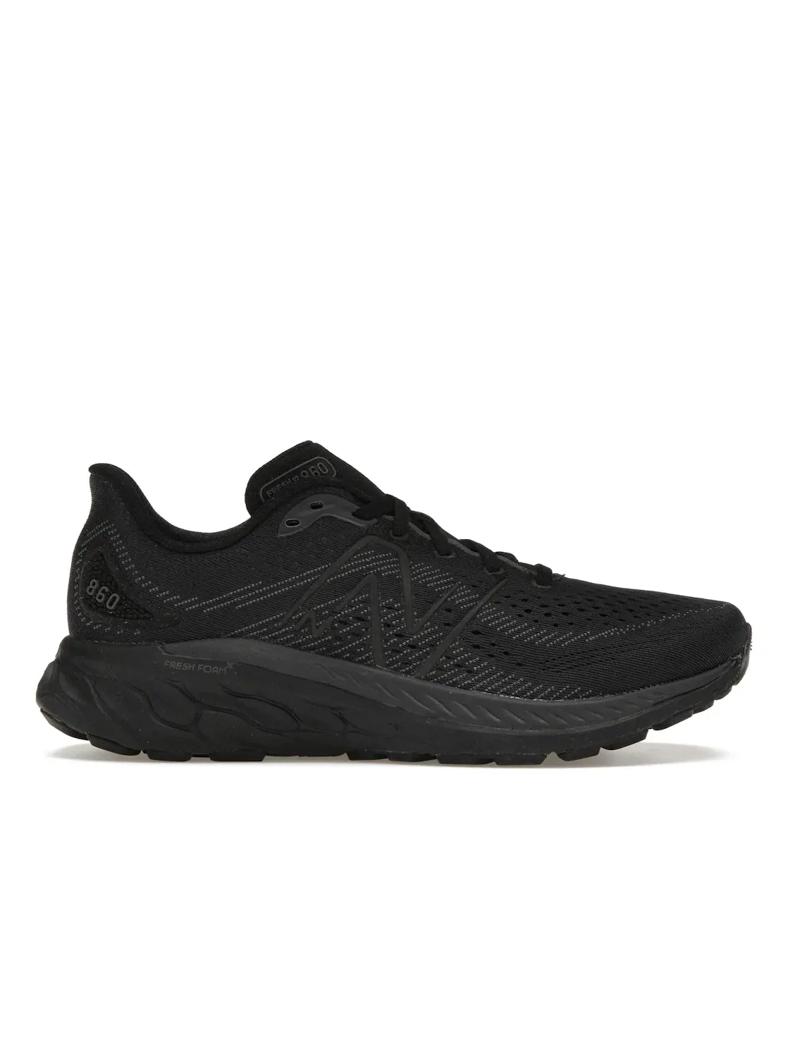 Мужские кроссовки с амортизацией Fresh Foam X New Balance — изображение 1 из 4, черный//черный металлик