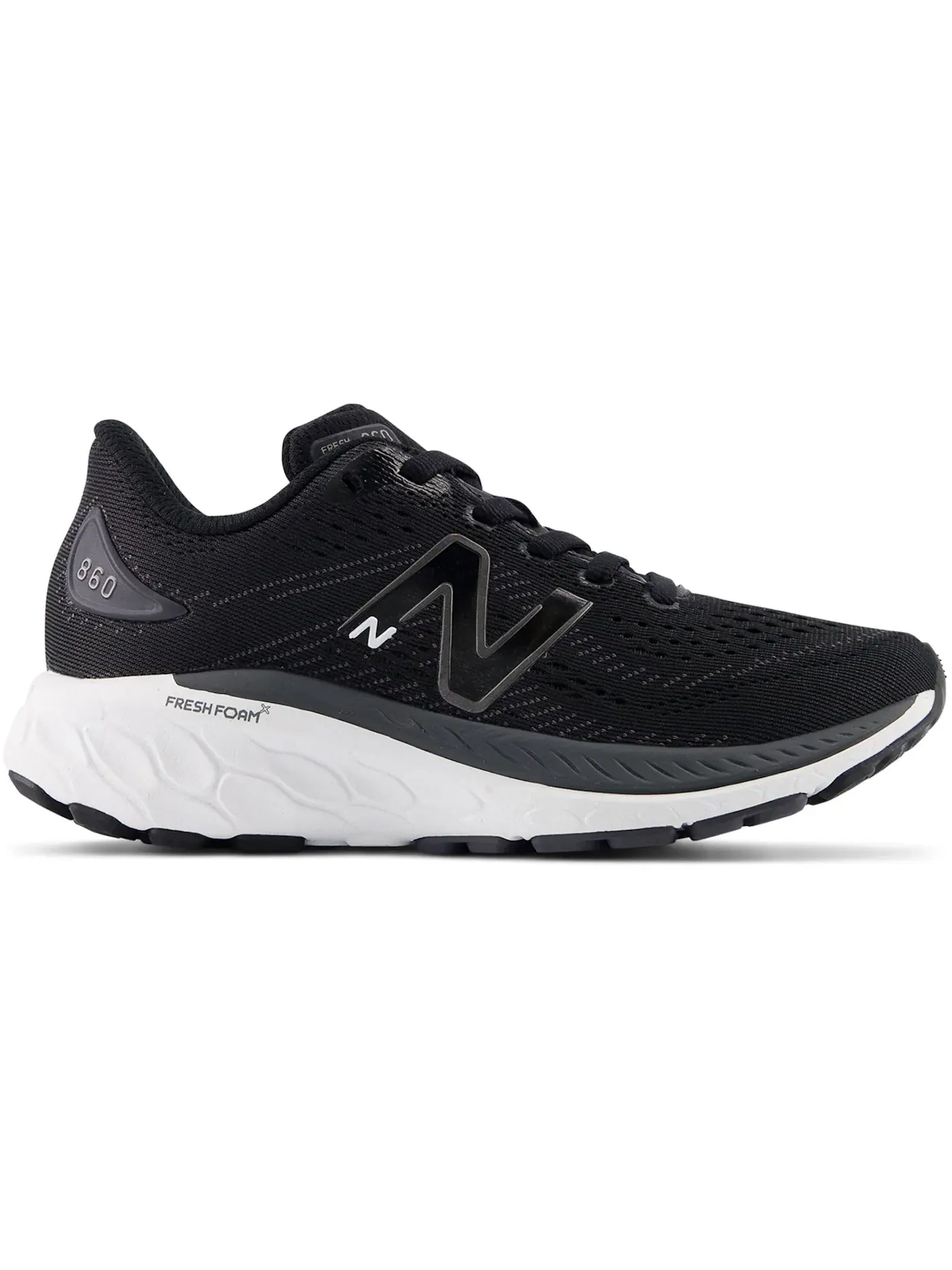 Детские кроссовки для бега с поддержкой New Balance Fresh Foam X 860v13 — изображение 1 из 1, черный/белый
