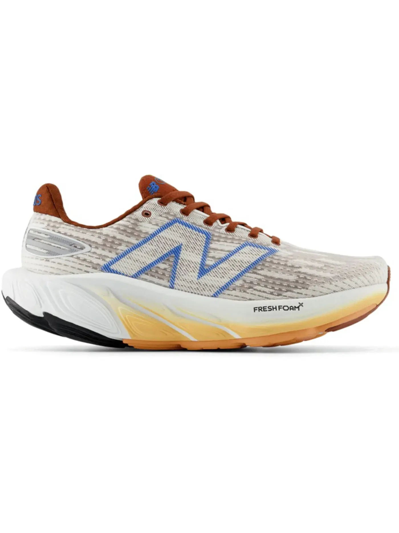 Мужские кроссовки для бега Fresh Foam X Balos v1 New Balance — изображение 1 из 1, белый/коричневый/синий