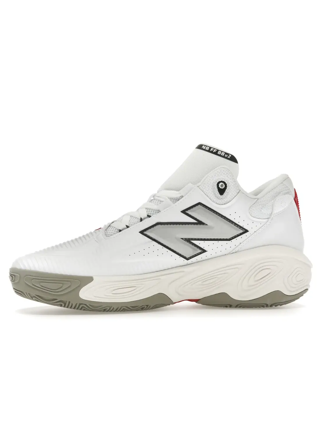 Мужские кроссовки для бега Fresh Foam BB v2 New Balance — изображение 3 из 4, белый
