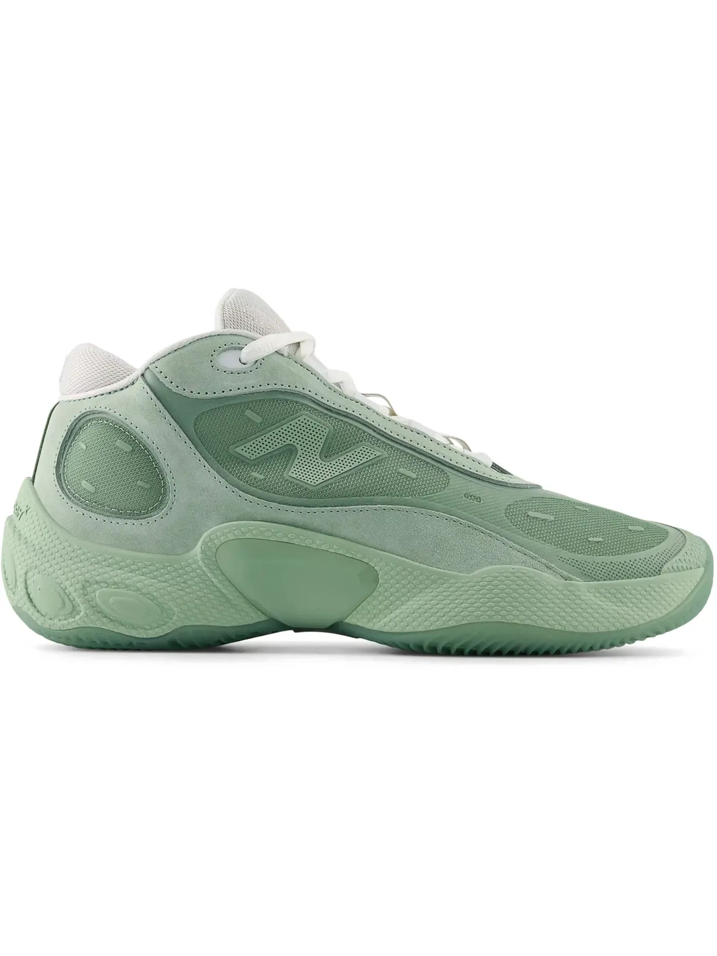 Мужские кроссовки с амортизацией Fresh Foam BB v3 New Balance — изображение 1 из 1, зеленый/белый