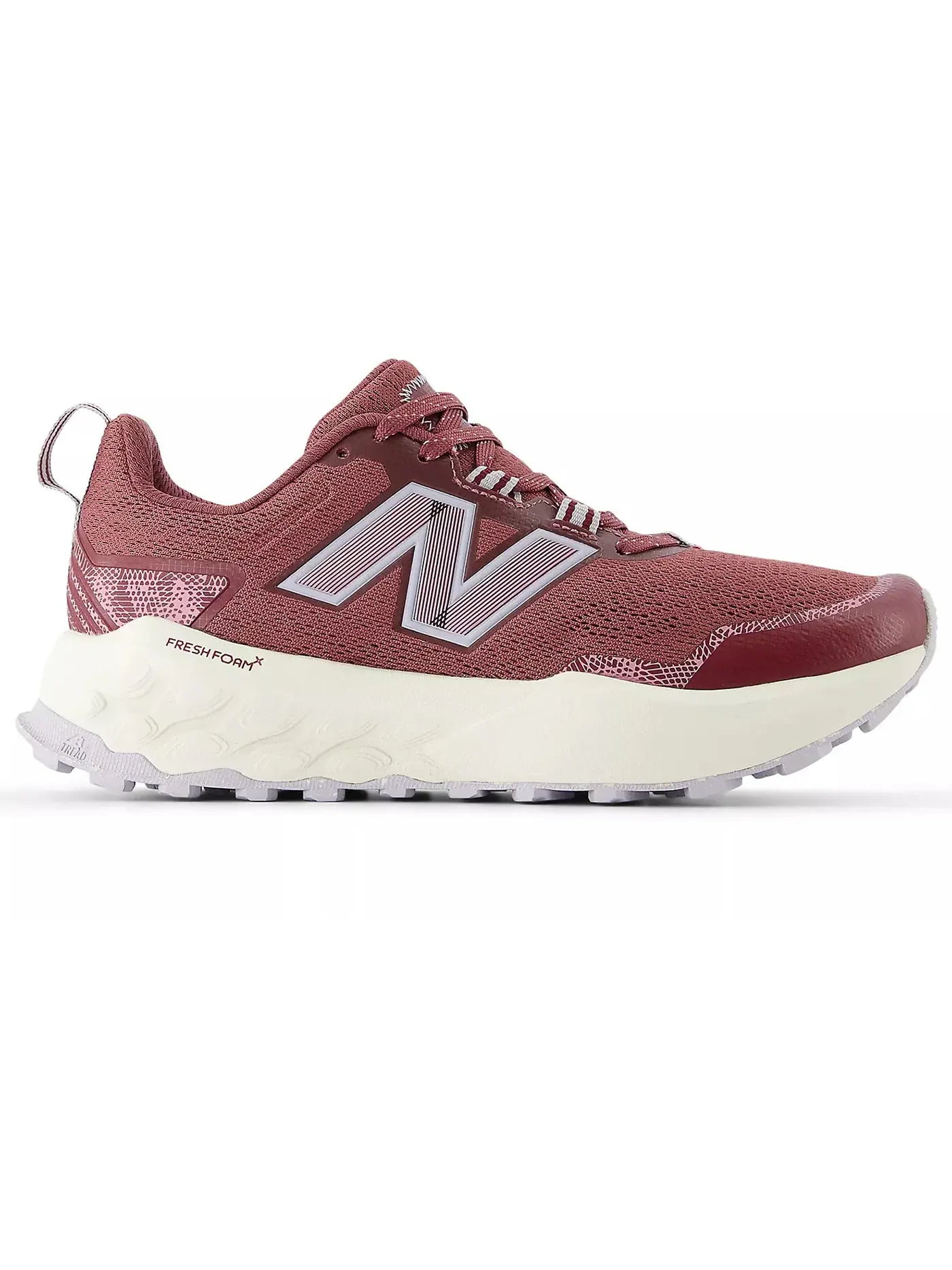 Женские кроссовки с амортизацией Fresh Foam Garoé V2 New Balance — изображение 1 из 1, бордовый//серый