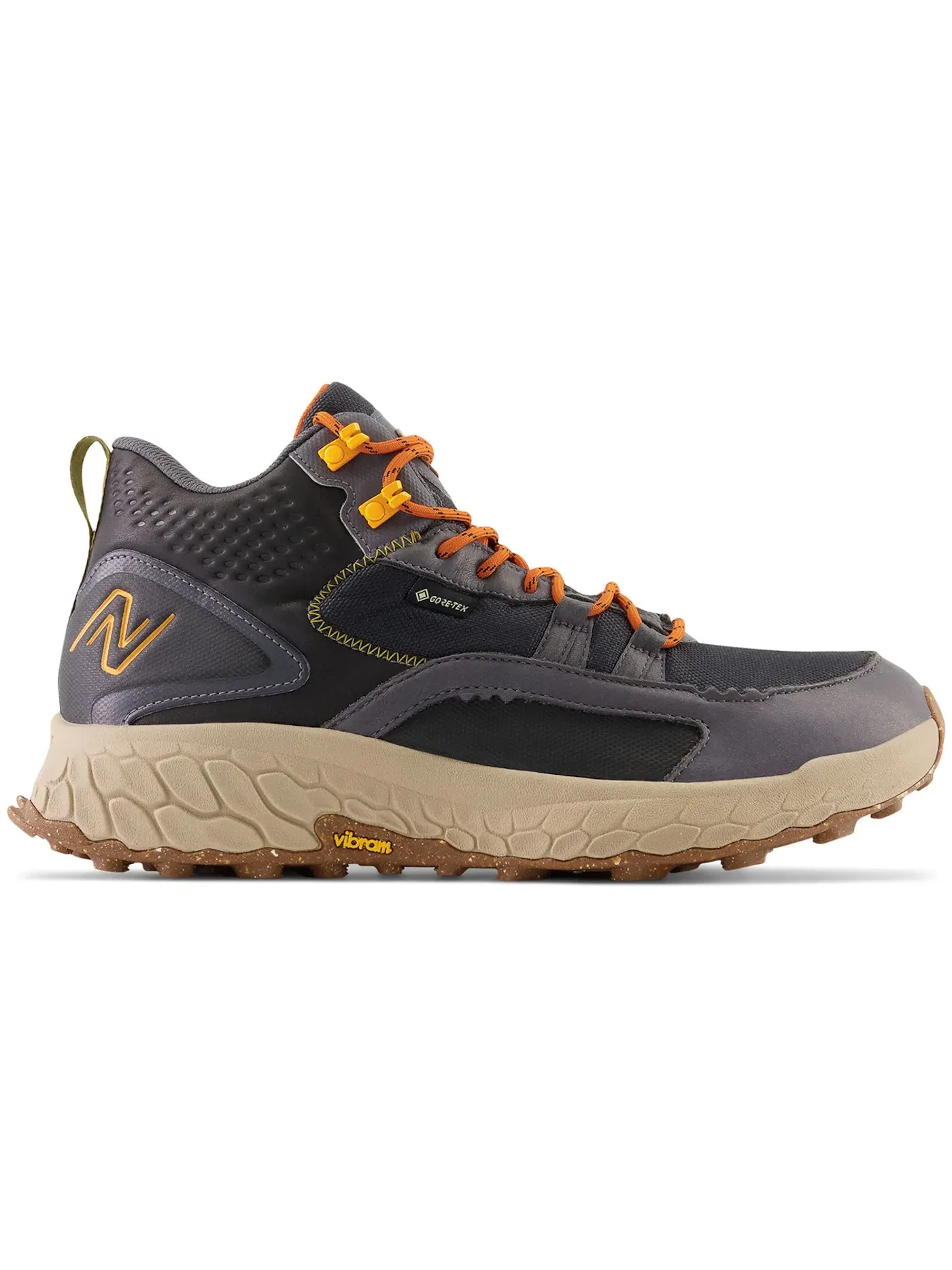 Мужские кроссовки для трейла с мембраной Gore-Tex New Balance Fresh Foam X Hierro Mid Gore-Tex — изображение 1 из 1, черный