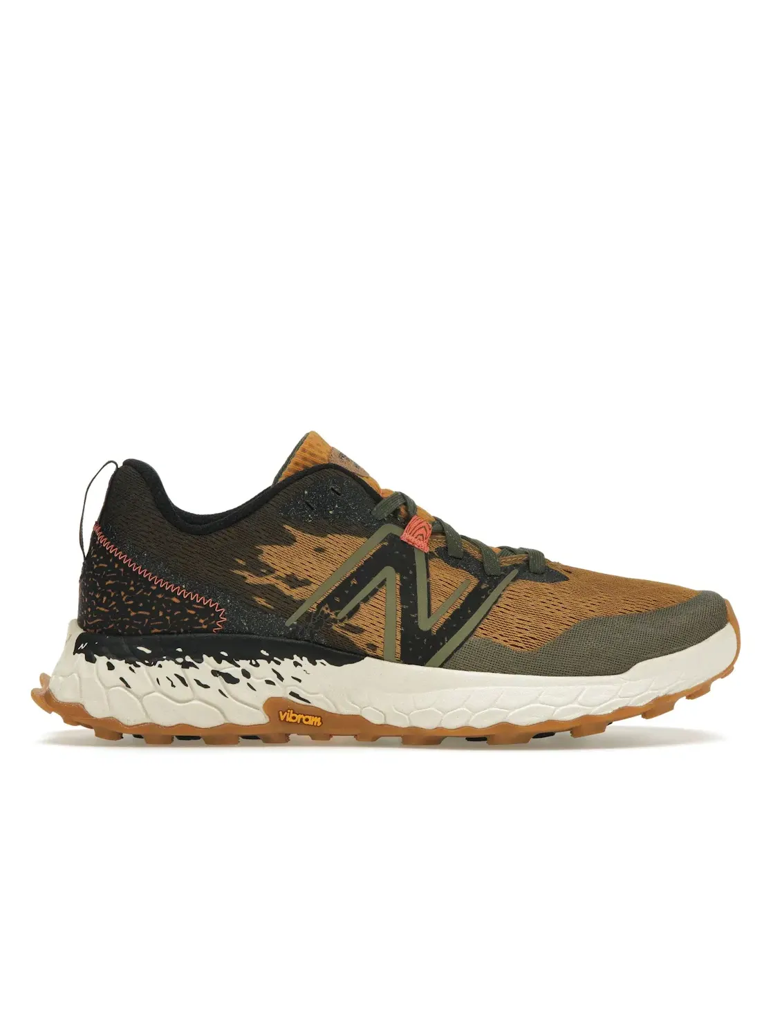 Мужские кроссовки для бега с амортизацией Fresh Foam X Hierro v7 New Balance — изображение 1 из 4, золотистый/темный/черный