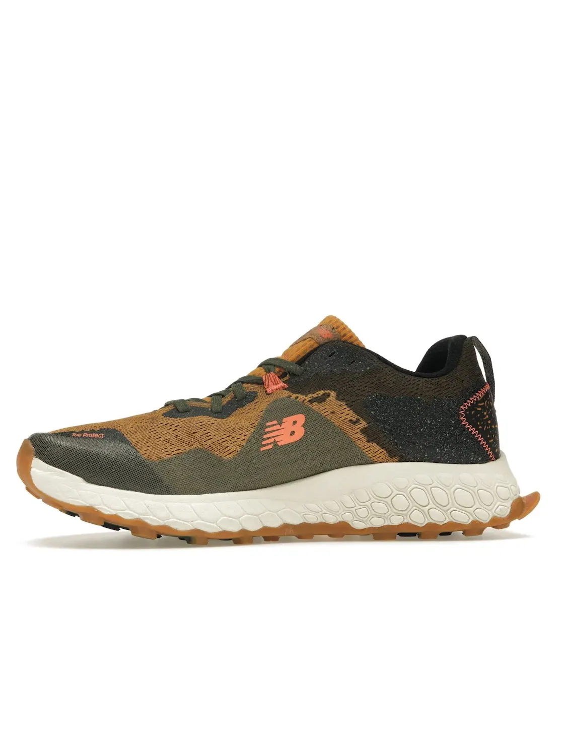 Мужские кроссовки для бега с амортизацией Fresh Foam X Hierro v7 New Balance — изображение 3 из 4, золотистый/темный/черный
