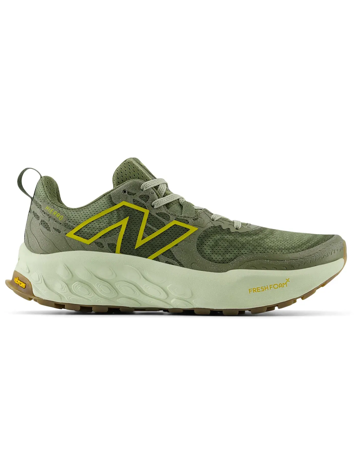 Мужские кроссовки для бега с амортизацией New Balance Fresh Foam X Hierro v8 — изображение 1 из 1, темный//зеленый