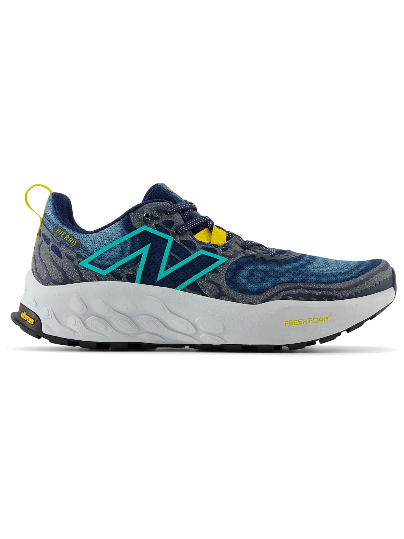 Мужские кроссовки с амортизацией Fresh Foam X Hierro v8 New Balance — изображение 1 из 1, темно-синий/серый
