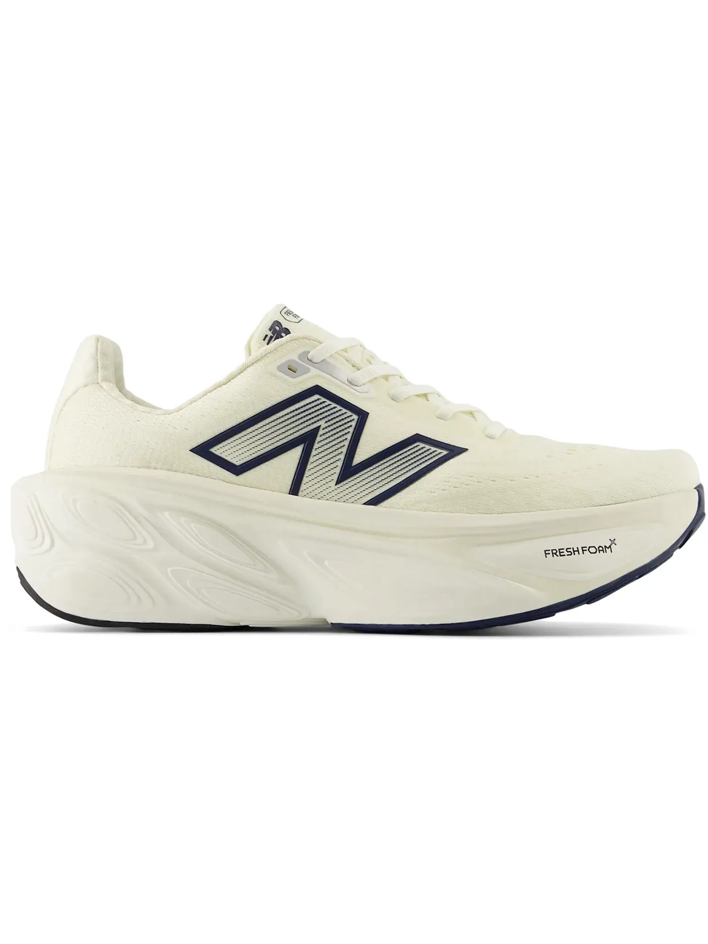 Мужские кроссовки с амортизацией Fresh Foam X More v5 New Balance, Angora/Sea Salt/Hot Mango — изображение 1 из 1