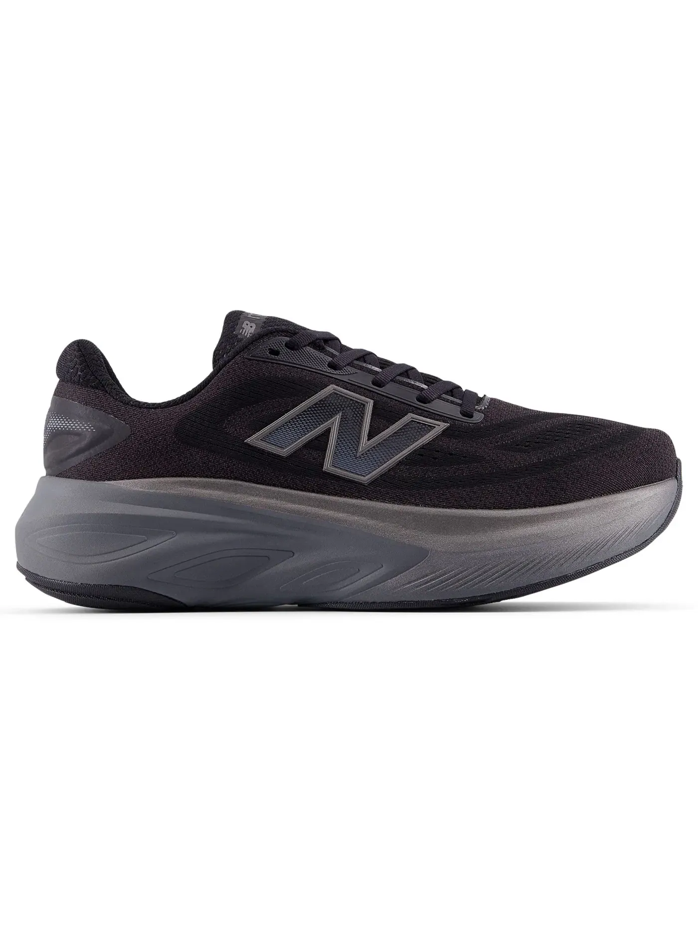 Мужские кроссовки с технологией Fresh Foam New Balance Fresh Foam More v6 — изображение 1 из 1, черный//черный металлик