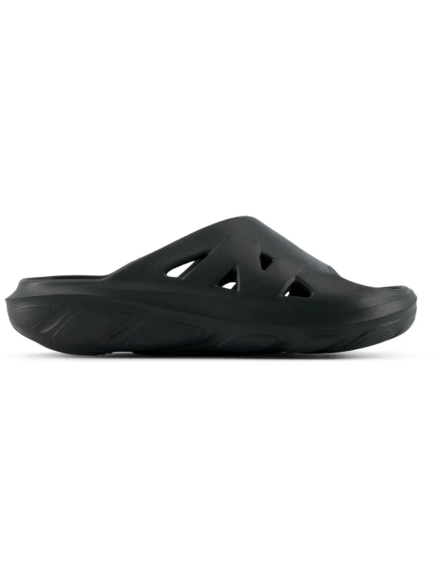 Мужские шлепанцы с амортизацией Fresh Foam RCVRY Slide New Balance, Phantom/Parchment — изображение 1 из 1