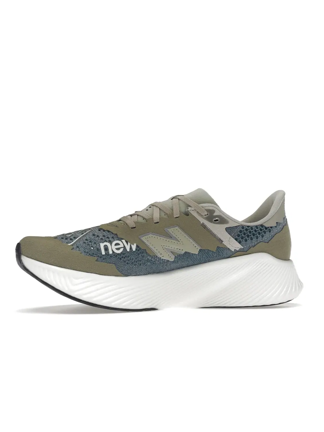 Мужские кроссовки для бега New Balance FuelCell RC Elite v2 — изображение 3 из 4, синий//светлый серый