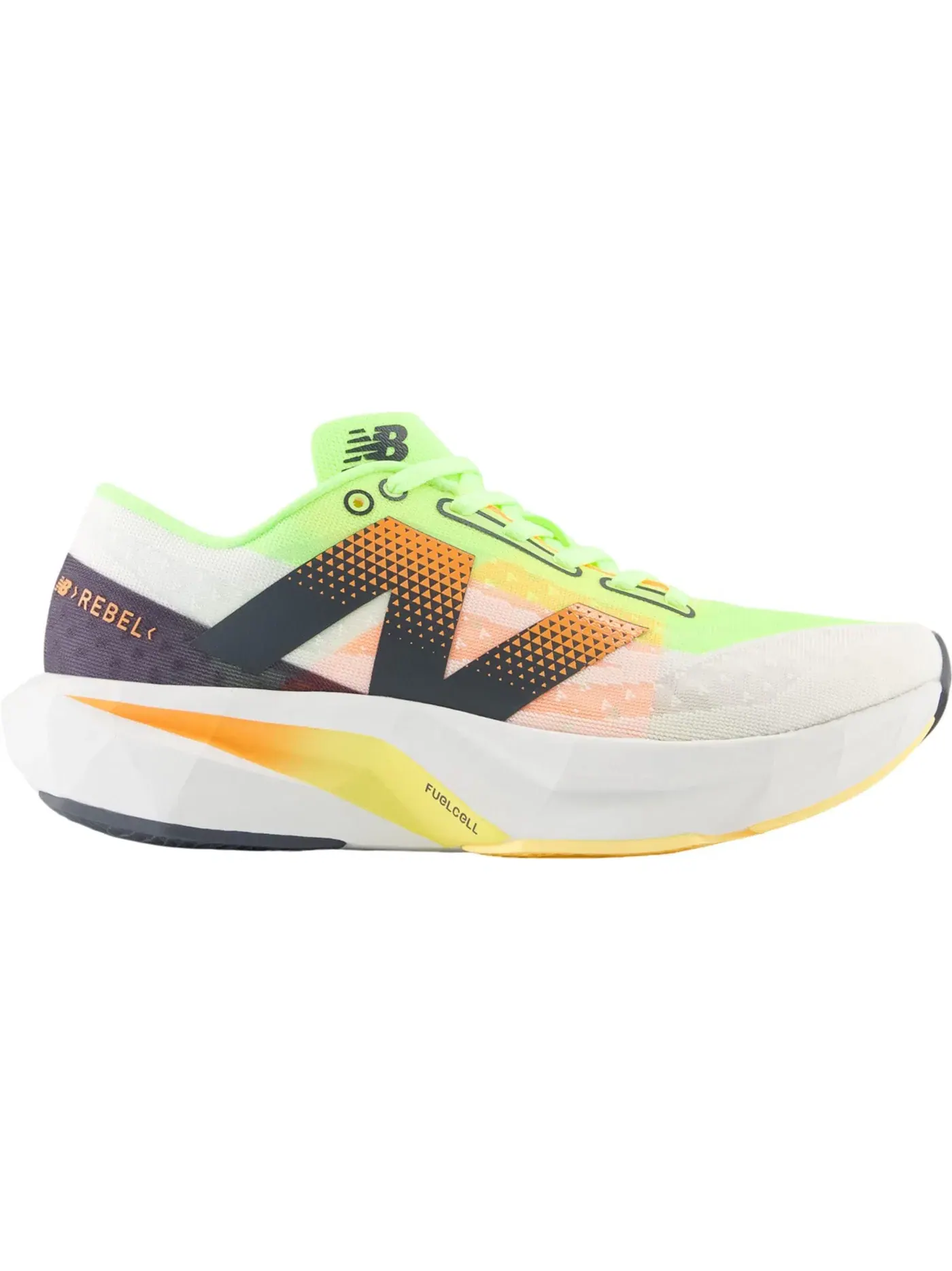 Мужские кроссовки для бега с пружинящей подошвой New Balance FuelCell Rebel v4 — изображение 1 из 1, белый