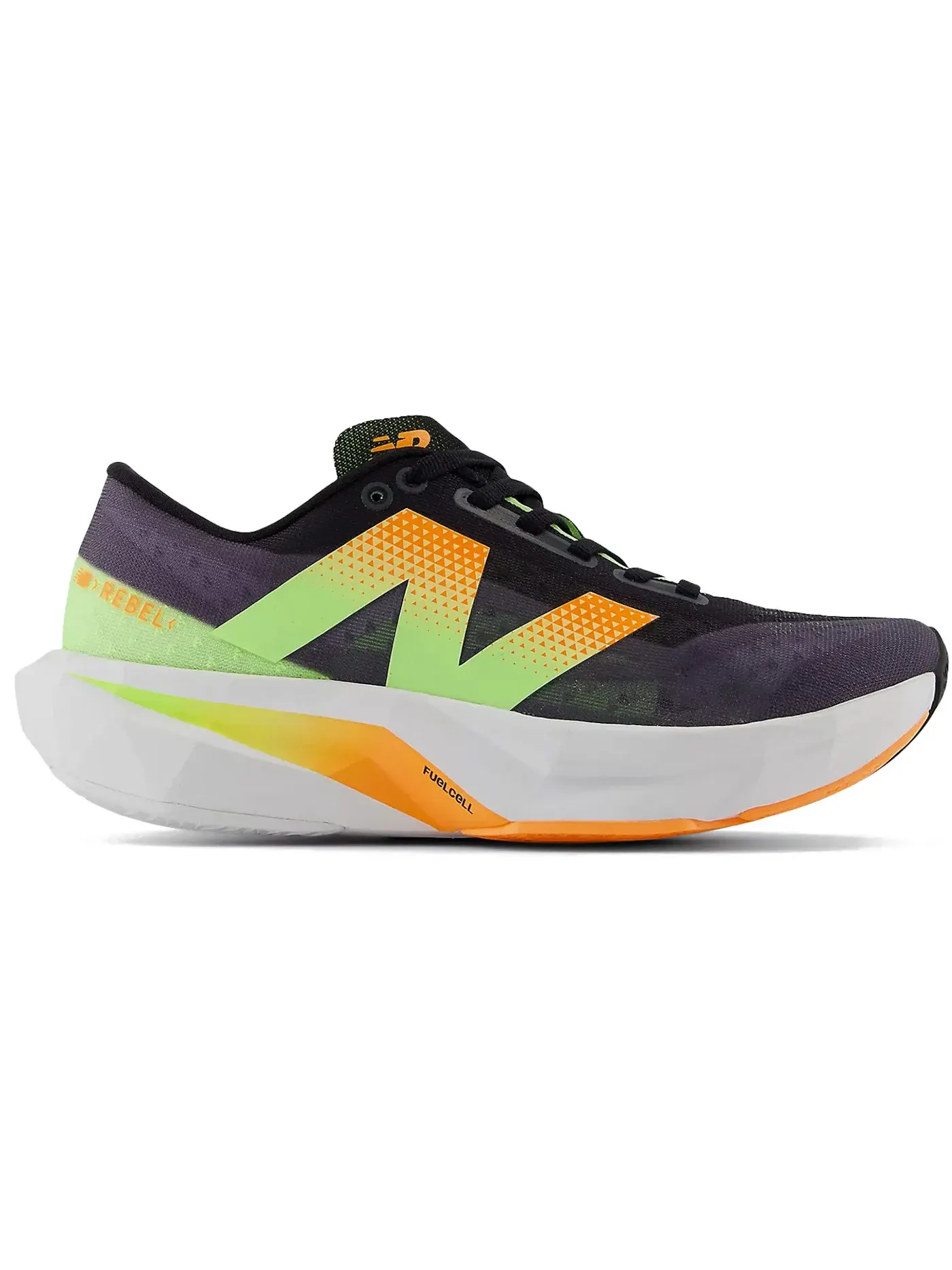 Женские кроссовки для бега FuelCell Rebel v4 New Balance — изображение 1 из 1, черный/графитовый/белый