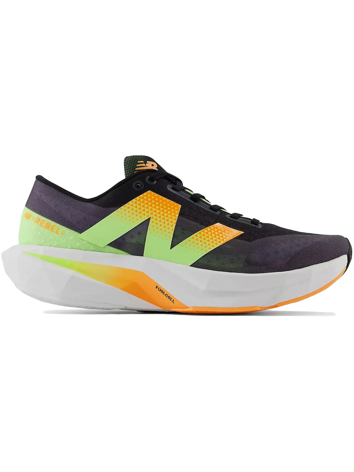 Мужские кроссовки для бега New Balance FuelCell Rebel v4 — изображение 1 из 1, черный/графитовый/белый