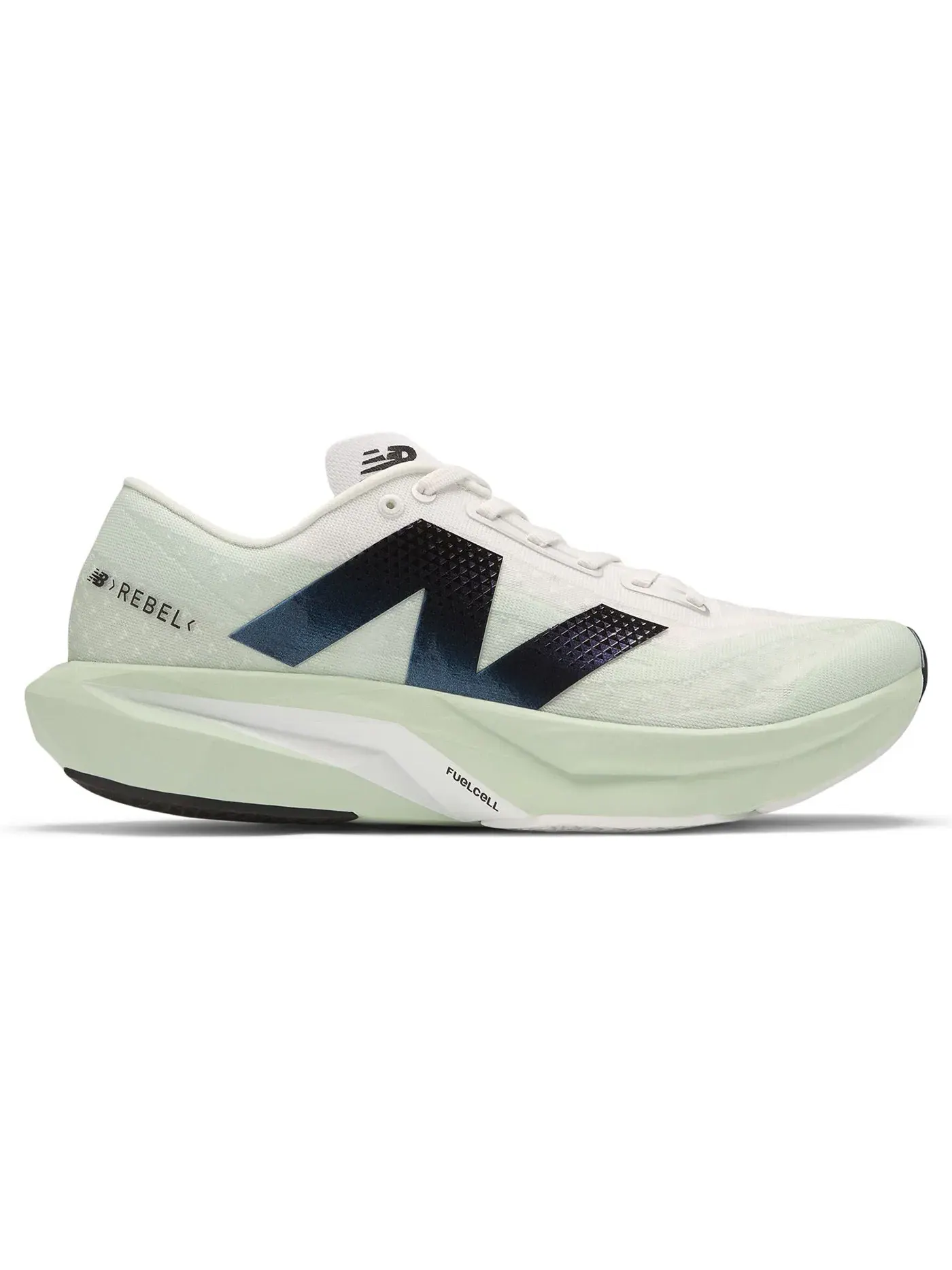 Мужские кроссовки для бега New Balance FuelCell Rebel v4 — изображение 1 из 1, белый черный