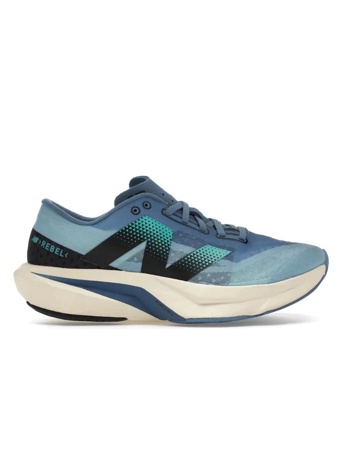 Мужские кроссовки для бега New Balance FuelCell Rebel v4 — изображение 1 из 4, синий/синий/черный