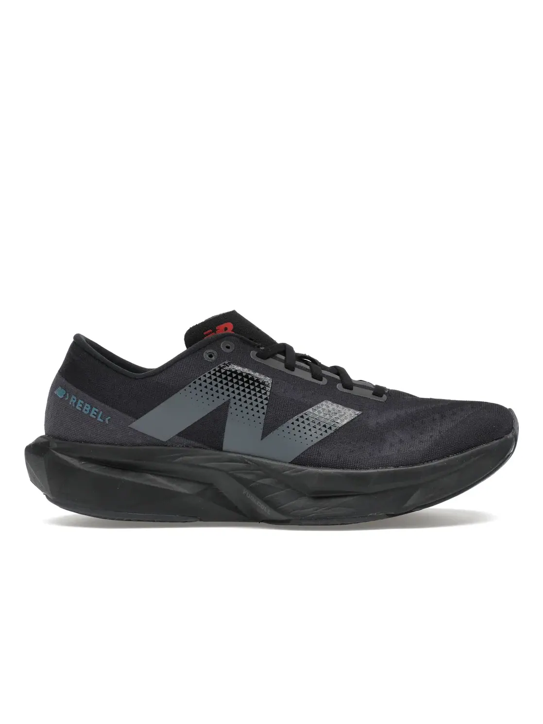 Мужские кроссовки с технологией FuelCell New Balance FuelCell Rebel v4 — изображение 1 из 4, черный/красный