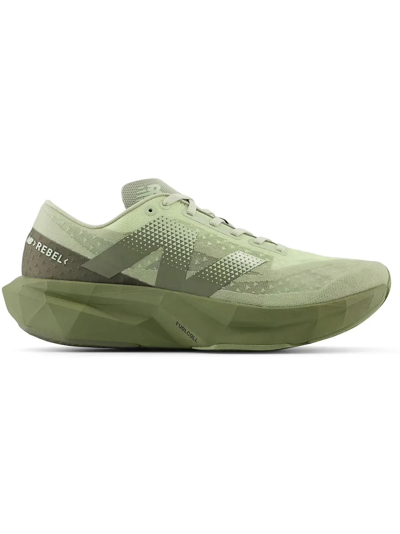 Мужские кроссовки для бега FuelCell Rebel v4 New Balance, Olivine/Dark Olivine/Dark Camo — изображение 1 из 1