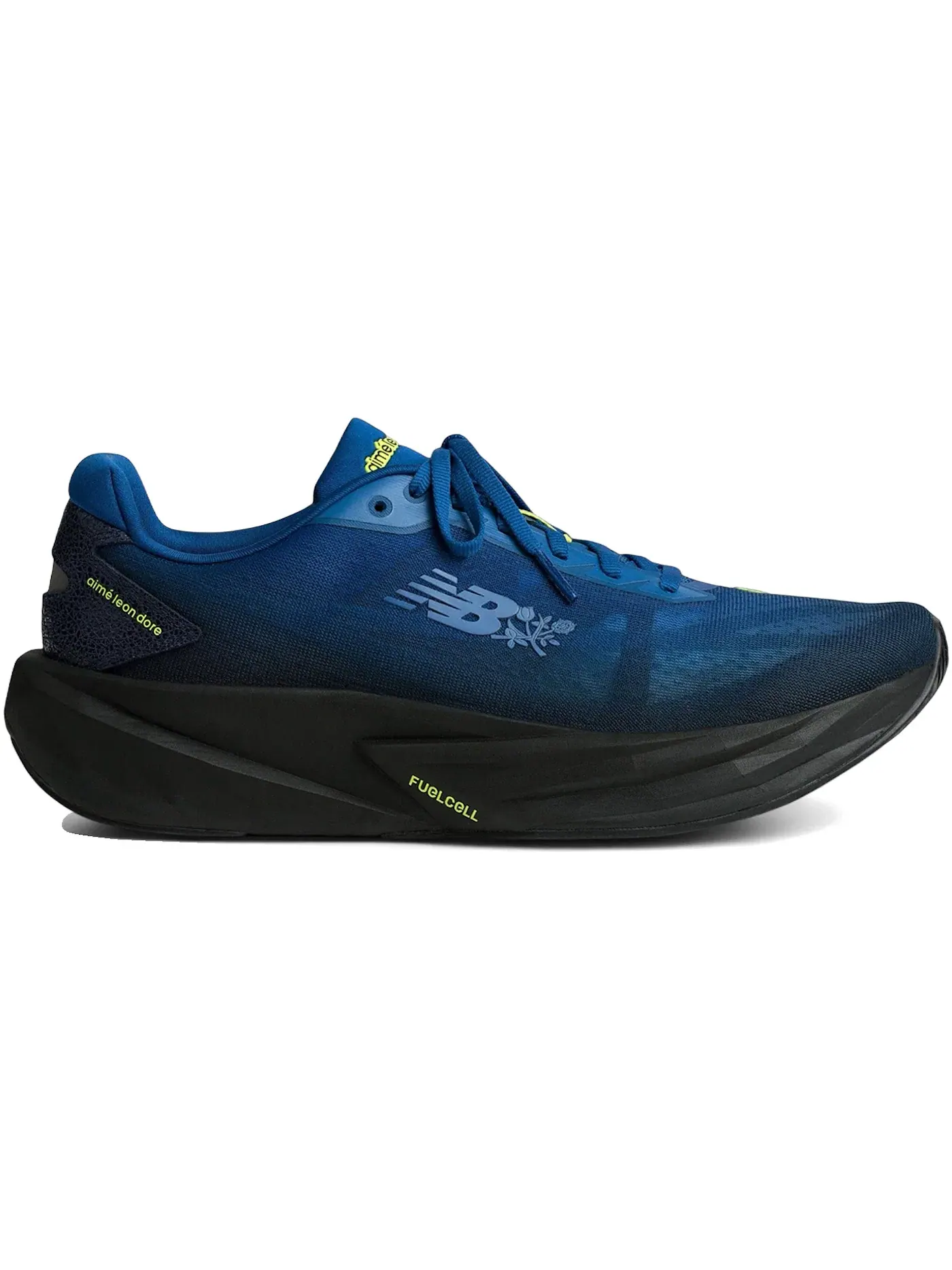 Мужские кроссовки для бега New Balance FuelCell Rebel v5 — изображение 1 из 1, синий/неоновый/черный