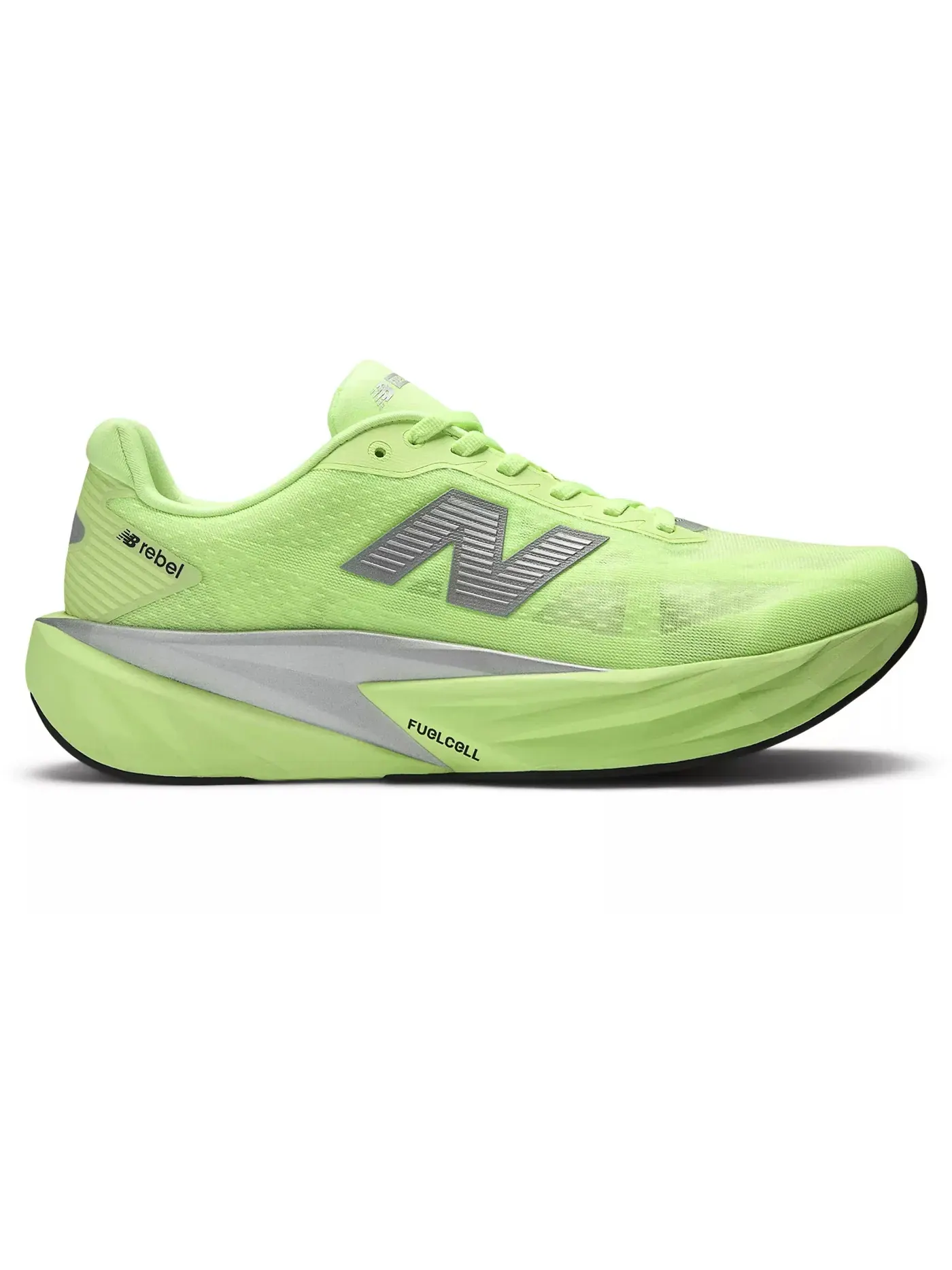 Мужские кроссовки для бега New Balance FuelCell Rebel v5 — изображение 1 из 1, зеленый серебристый