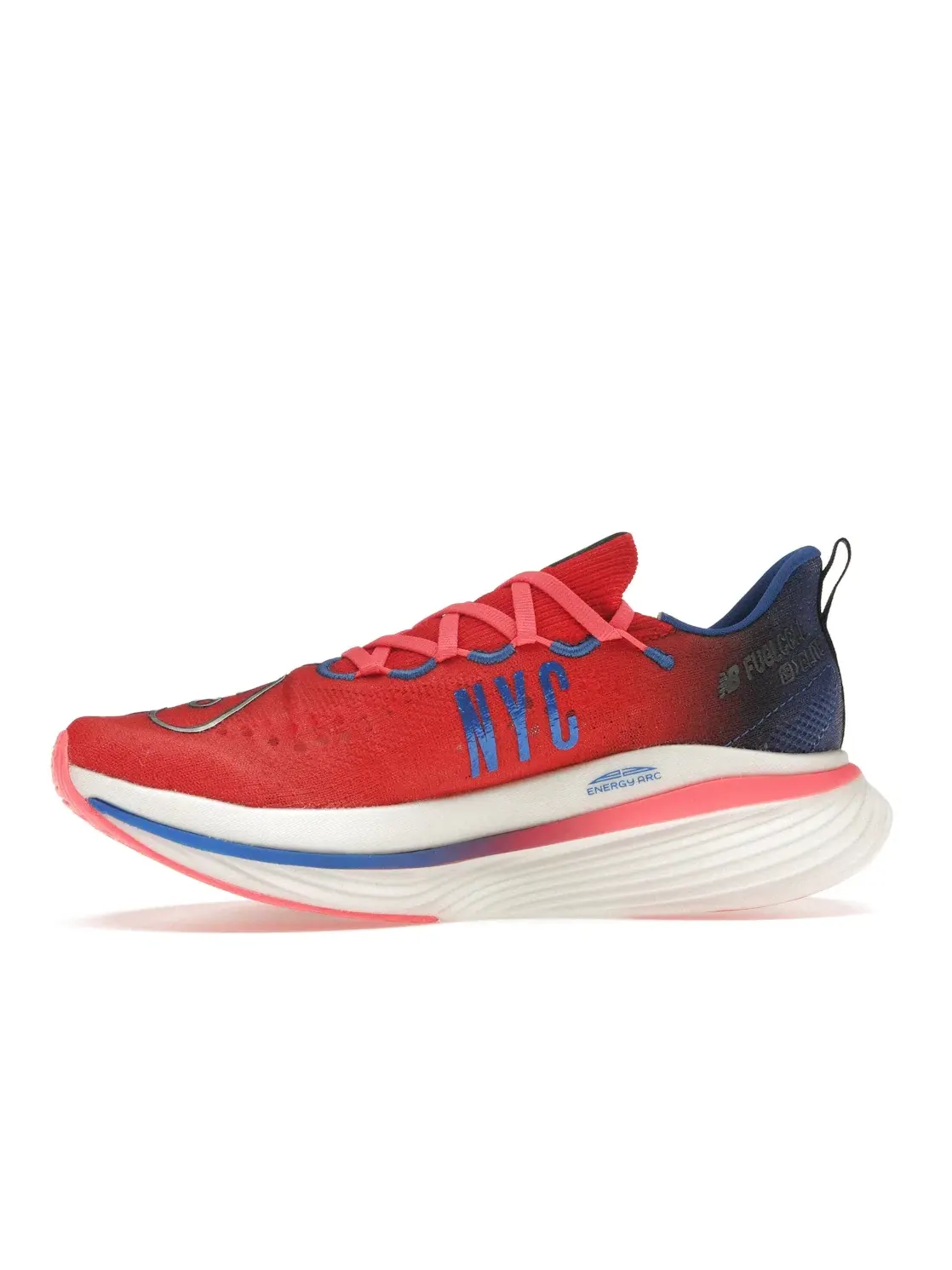 Женские кроссовки для бега с технологией FuelCell New Balance FuelCell SC Elite V3 — изображение 3 из 4, красный