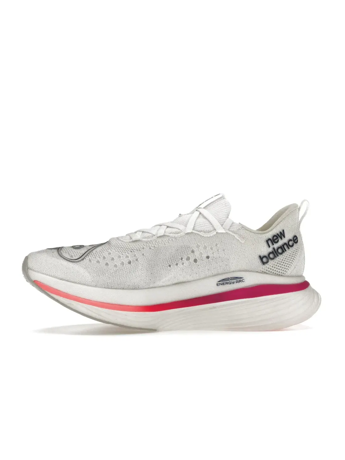 Мужские кроссовки для бега FuelCell SC Elite V3 New Balance — изображение 3 из 4, белый синий