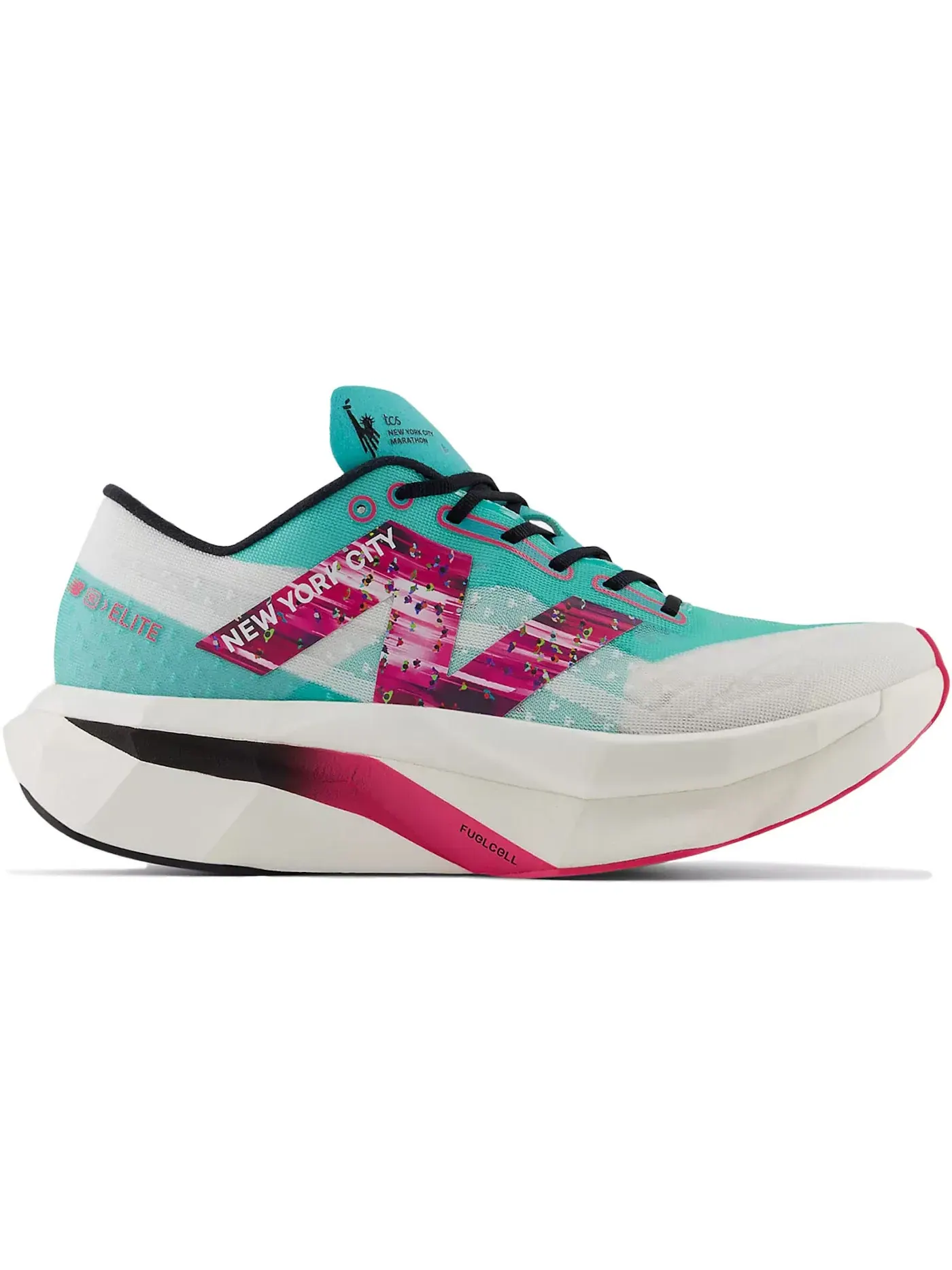 Мужские кроссовки для бега New Balance FuelCell SuperComp Elite v4 — изображение 1 из 1, белый/-розовый
