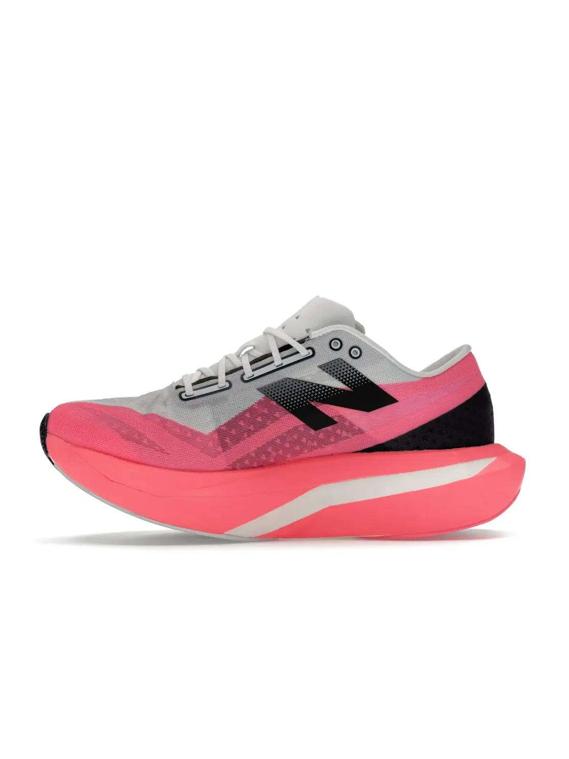 Мужские кроссовки для бега New Balance FuelCell SuperComp Elite v4 — изображение 3 из 4, розовый белый черный