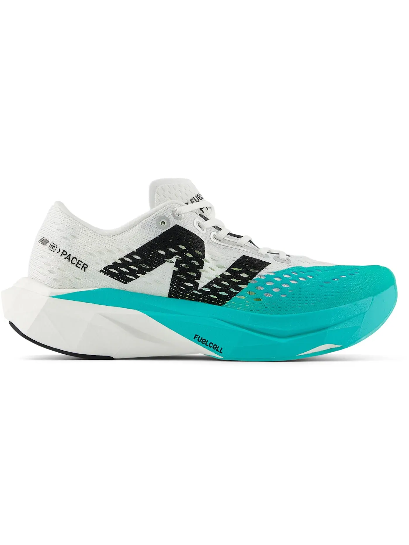 Женские кроссовки для бега New Balance FuelCell SuperComp Pacer v2 — изображение 1 из 1, белый//черный