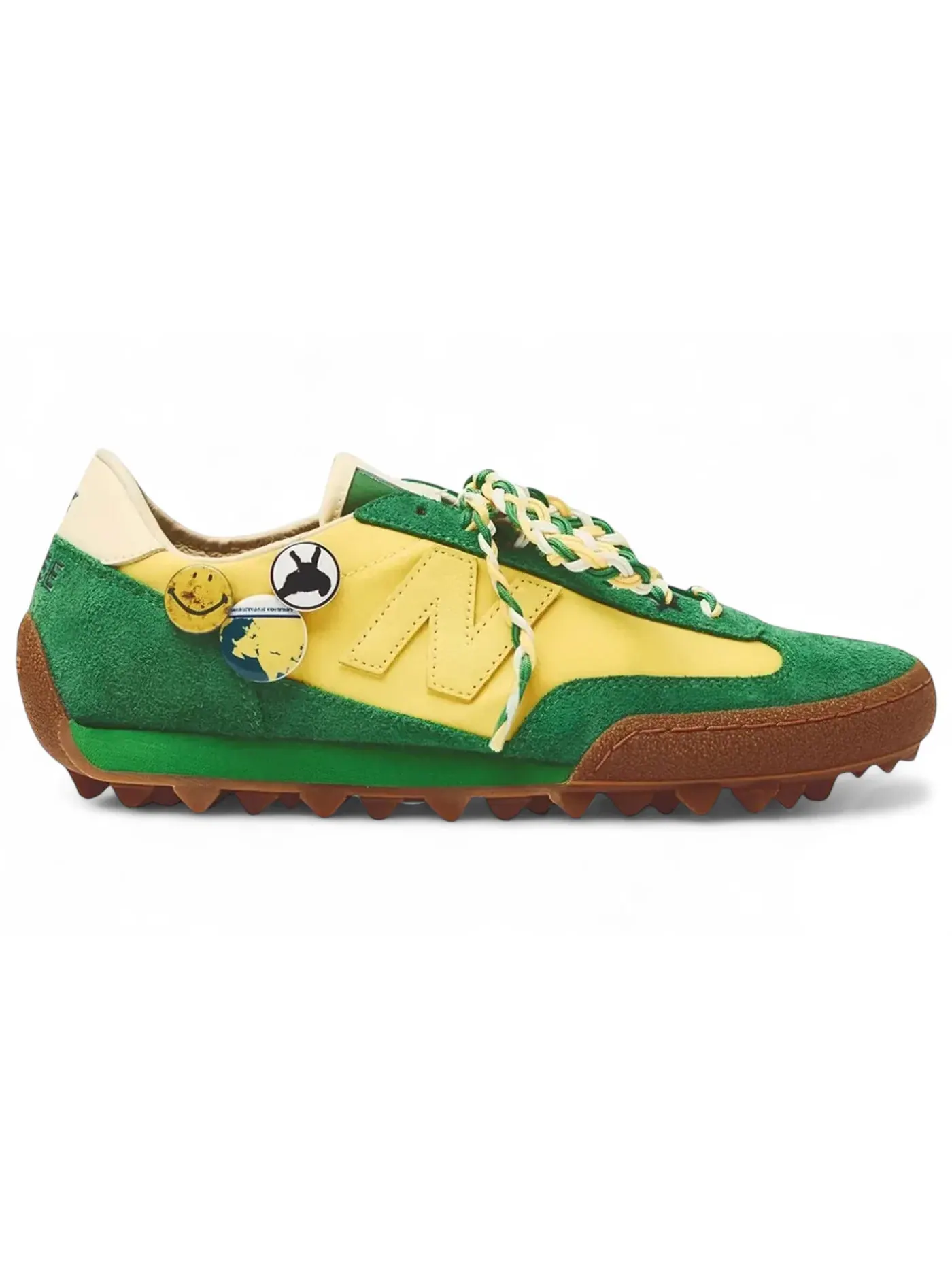 Мужские кроссовки Lifestyle Gator Run New Balance — изображение 1 из 1, зеленый желтый