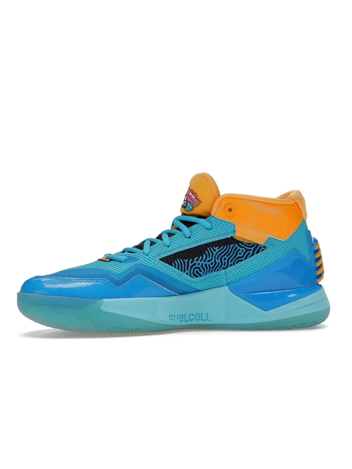 Мужские кроссовки с принтом New Balance KAWHI Jolly Rancher — изображение 3 из 4, синий-желтый