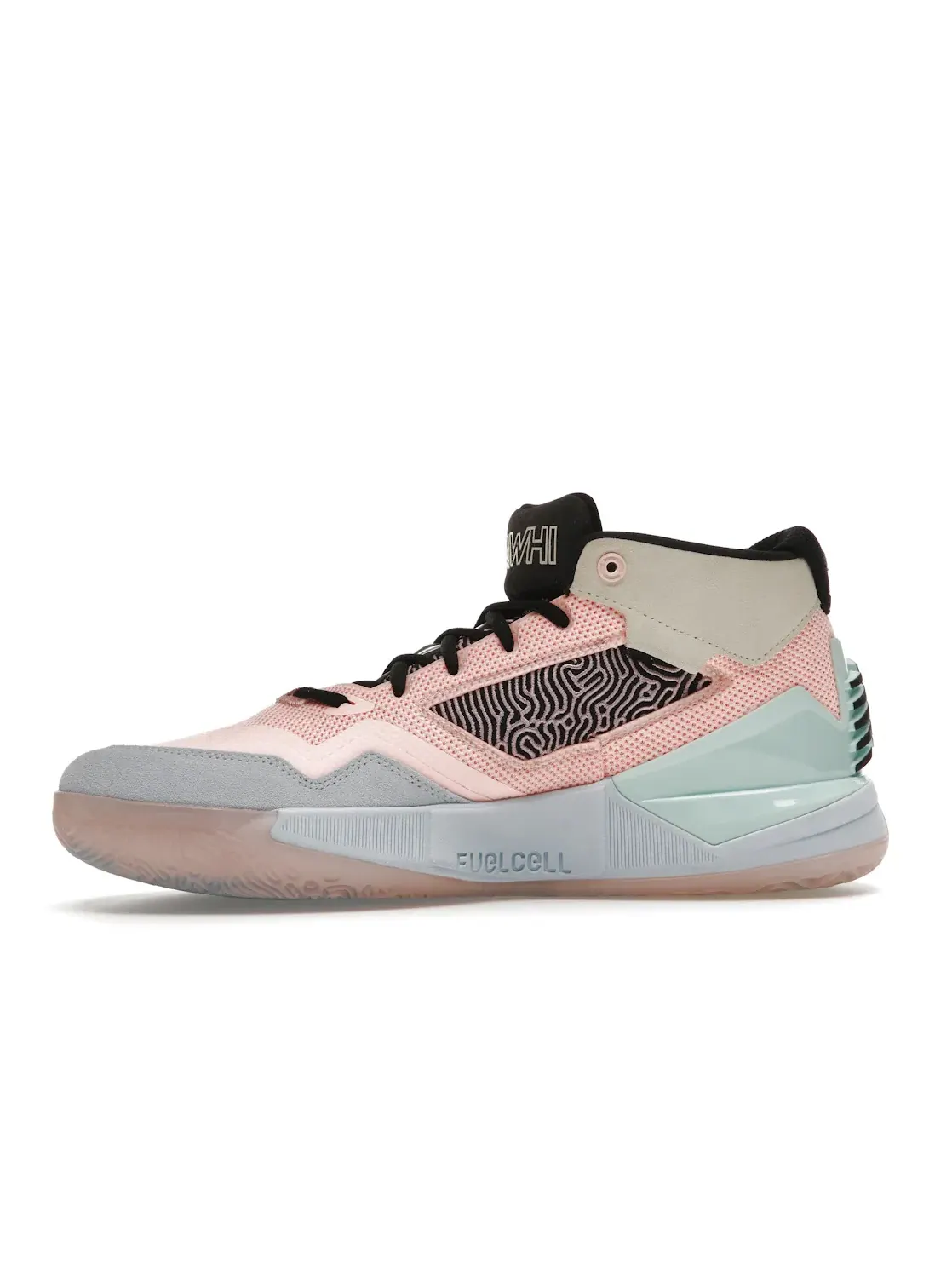 Мужские кроссовки с пастельным дизайном New Balance KAWHI — изображение 3 из 4, розовый/желтый