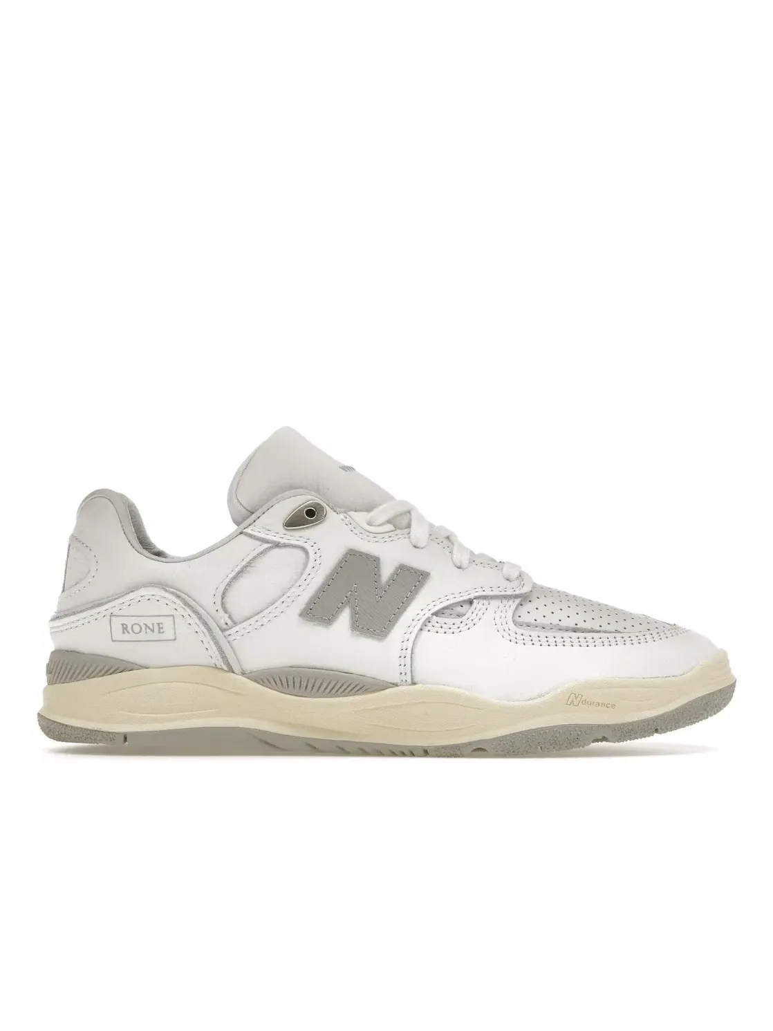 Мужские кроссовки с низким профилем New Balance Numeric 1010 Tiago Lemos Rone — изображение 1 из 4, белый/серый