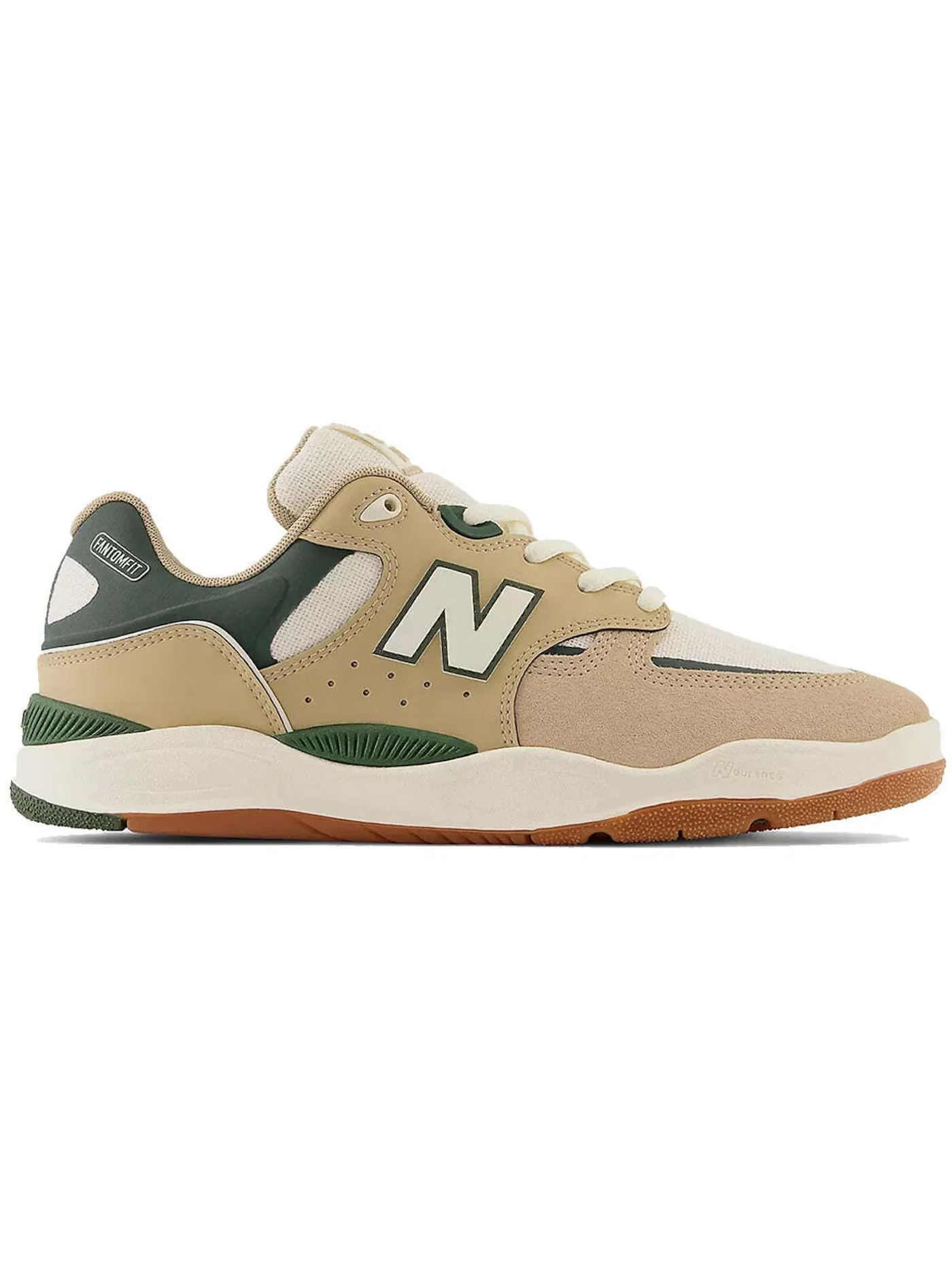 Мужские кроссовки с низким профилем New Balance Numeric 1010 — изображение 1 из 1, бежевый/зеленый