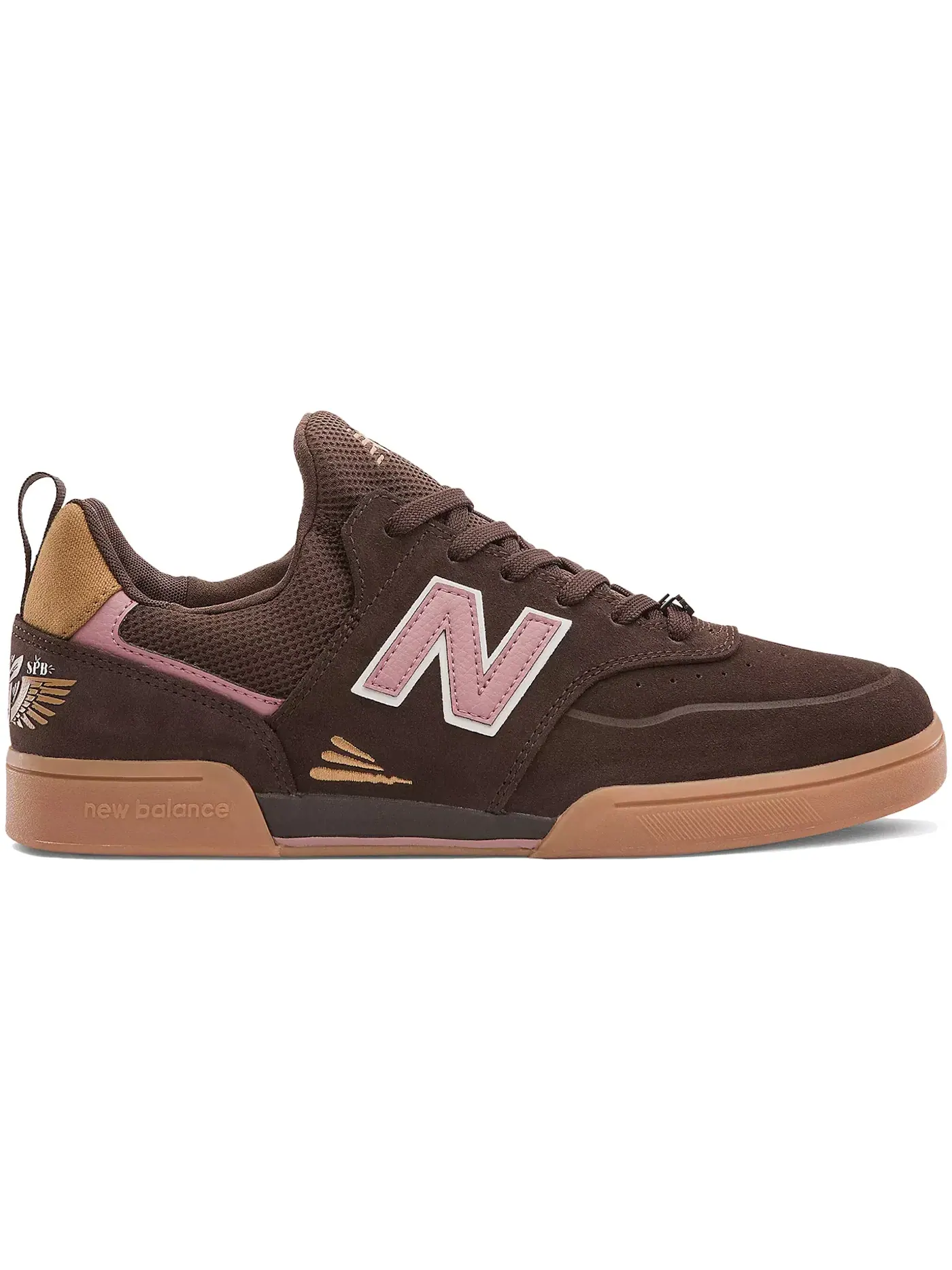Мужские кроссовки Lifestyle New Balance Numeric 288 — изображение 1 из 1, коричневый/розовый