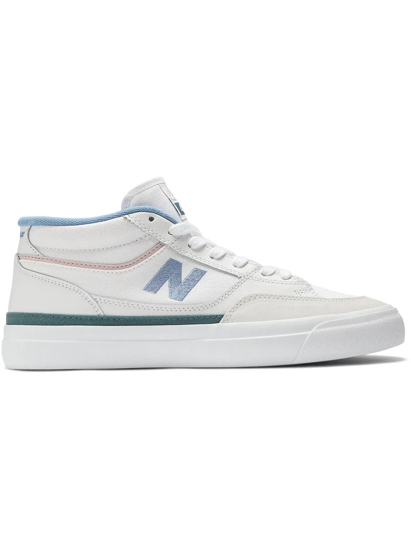 Мужские кроссовки для скейтбординга New Balance Numeric 417 Franky Villani — изображение 1 из 1, белый/синий